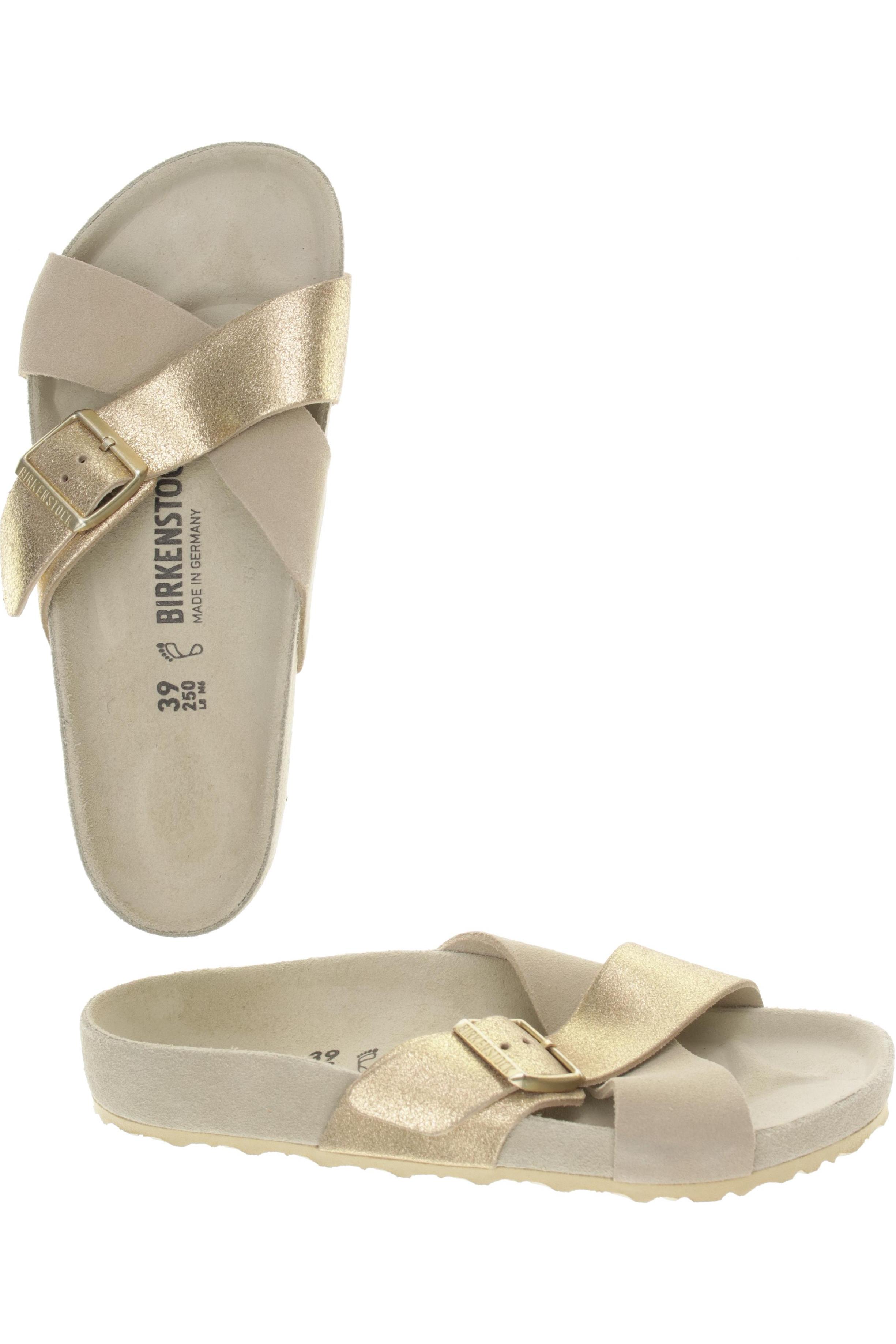 

Birkenstock Damen Sandale, beige, Gr. 39