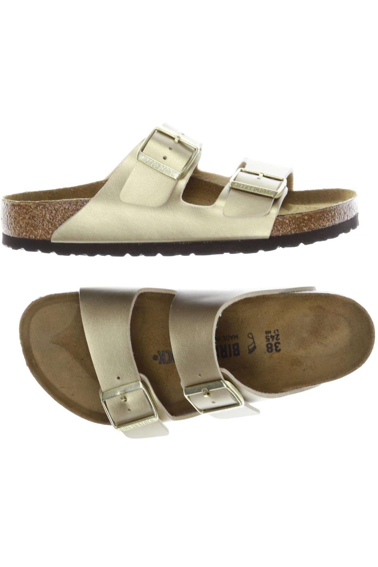 

Birkenstock Damen Sandale, gold, Gr. 38