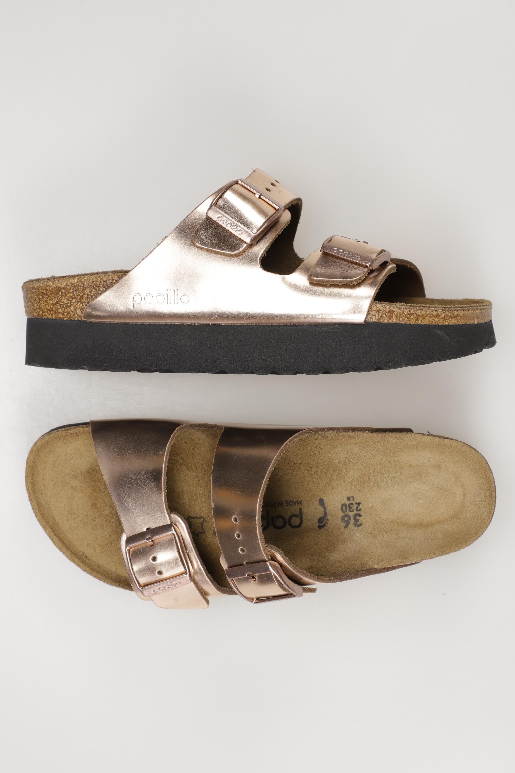 

Birkenstock Damen Sandale, gold, Gr. 36