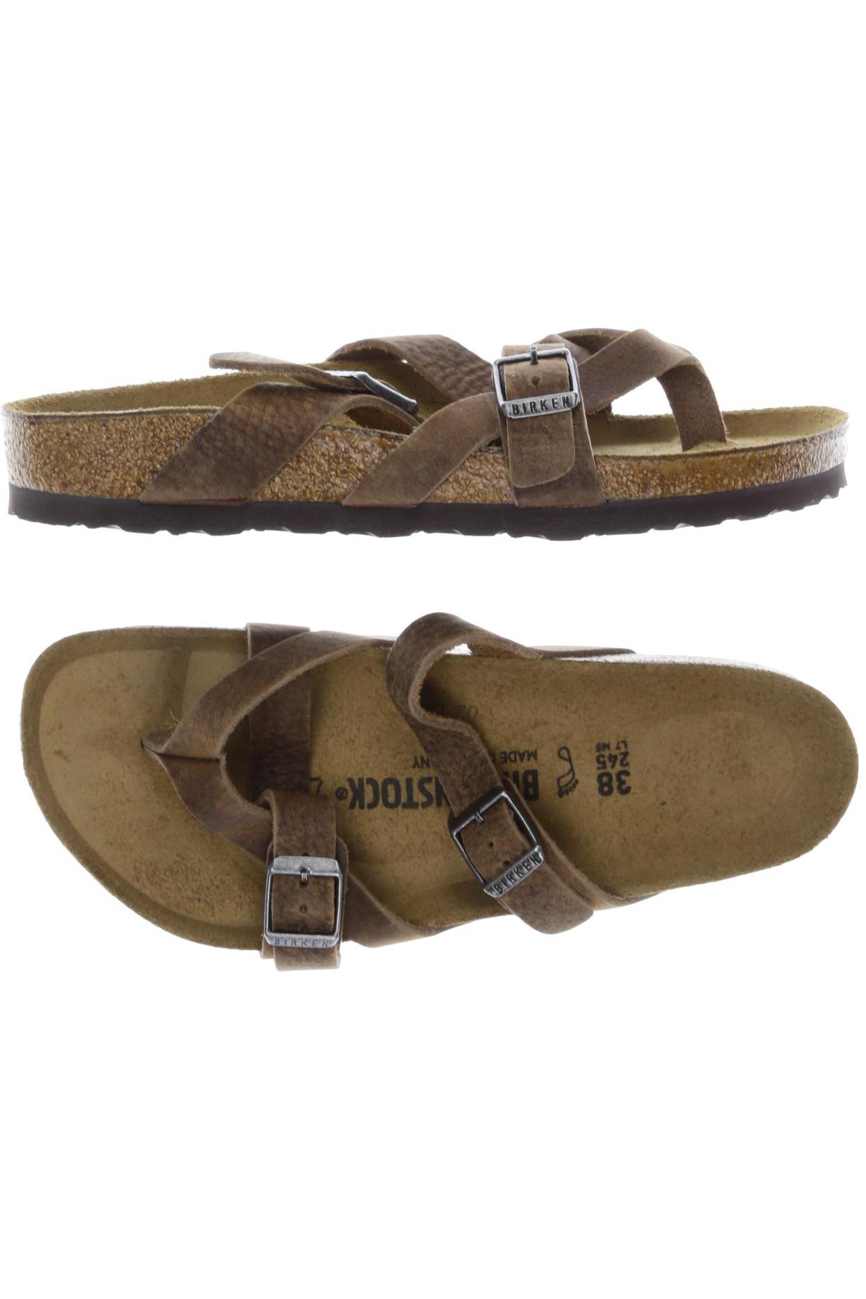 

Birkenstock Damen Sandale, beige, Gr. 38