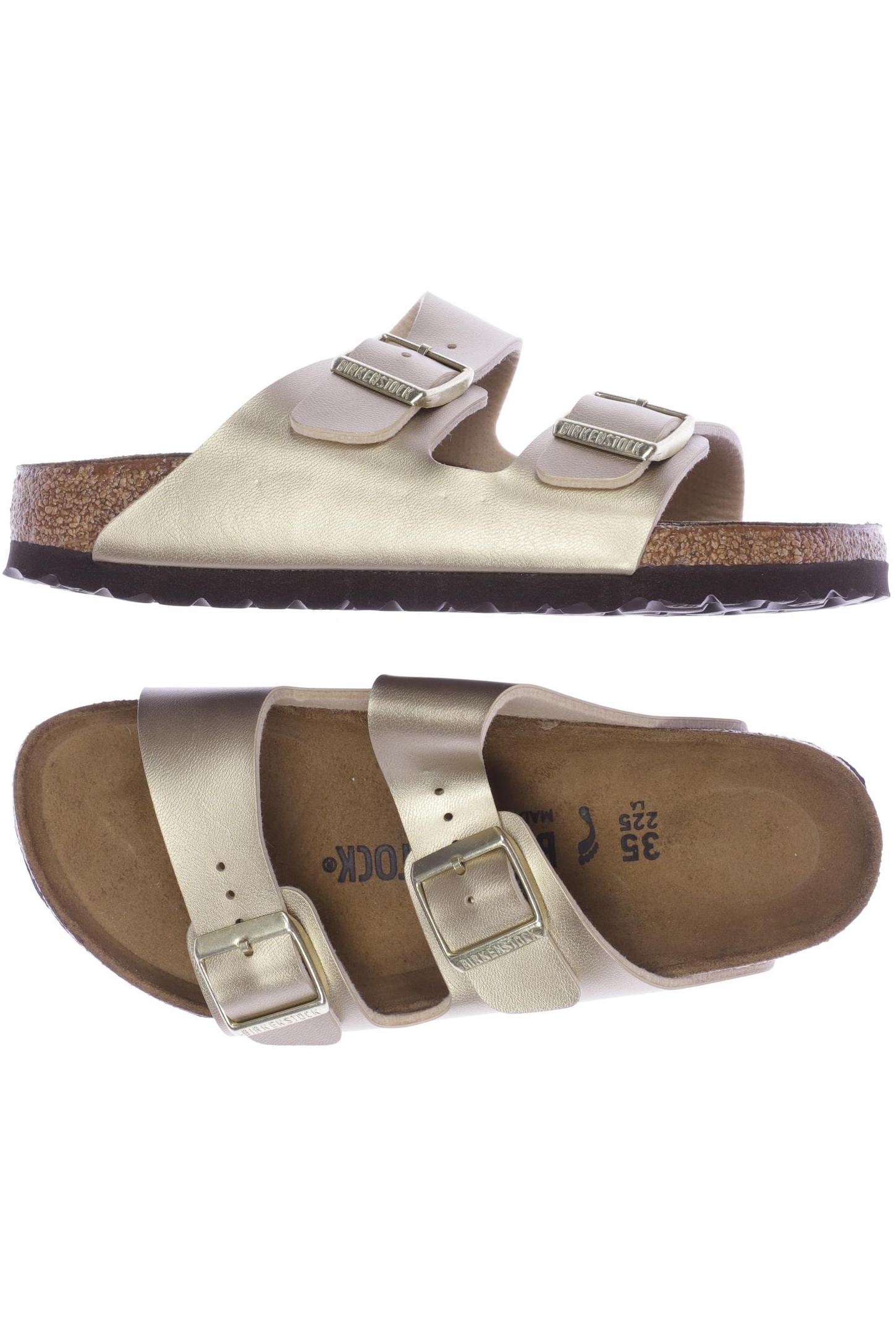 

Birkenstock Damen Sandale, gold, Gr. 35