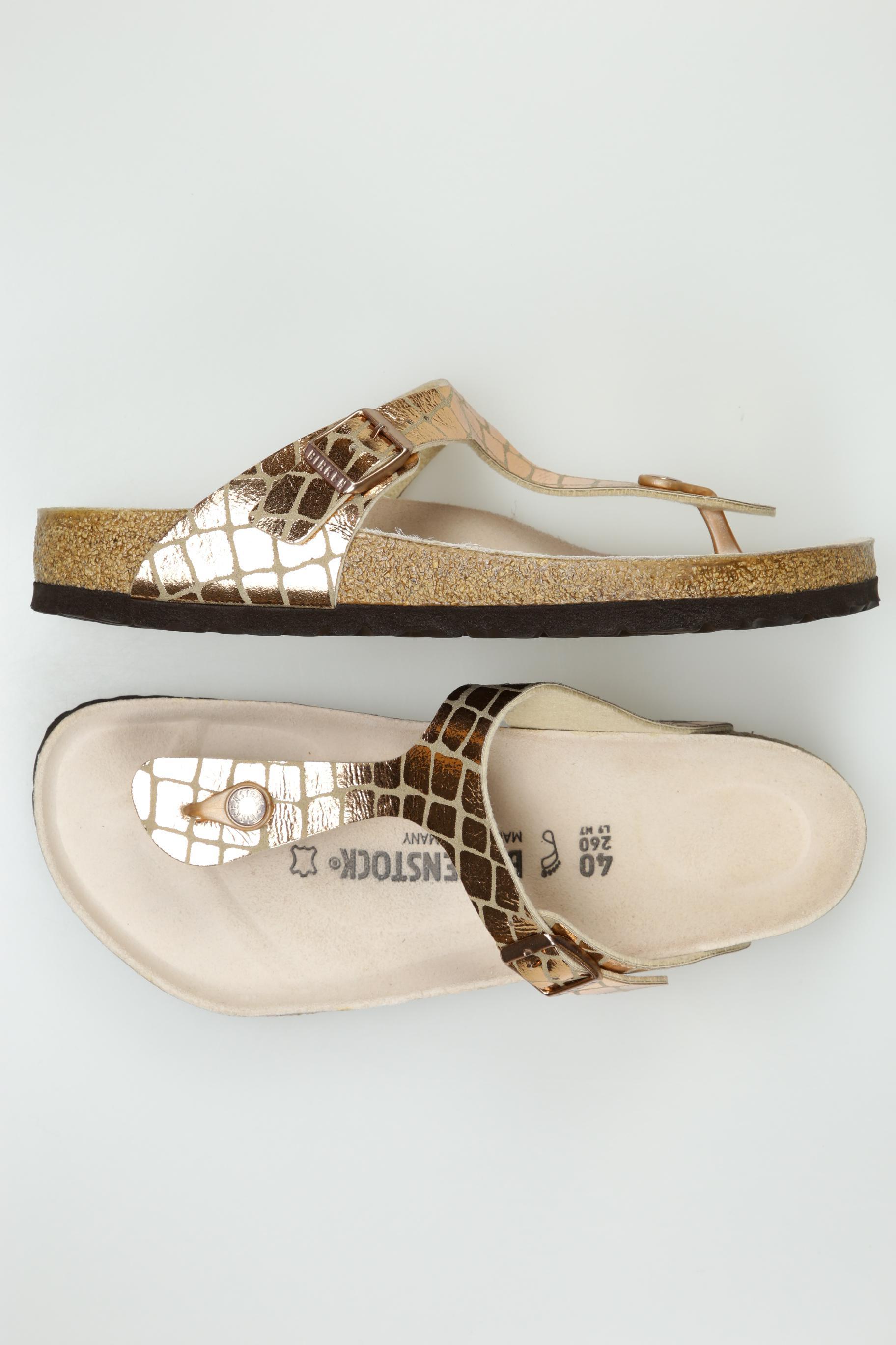 

Birkenstock Damen Sandale, gold, Gr. 40