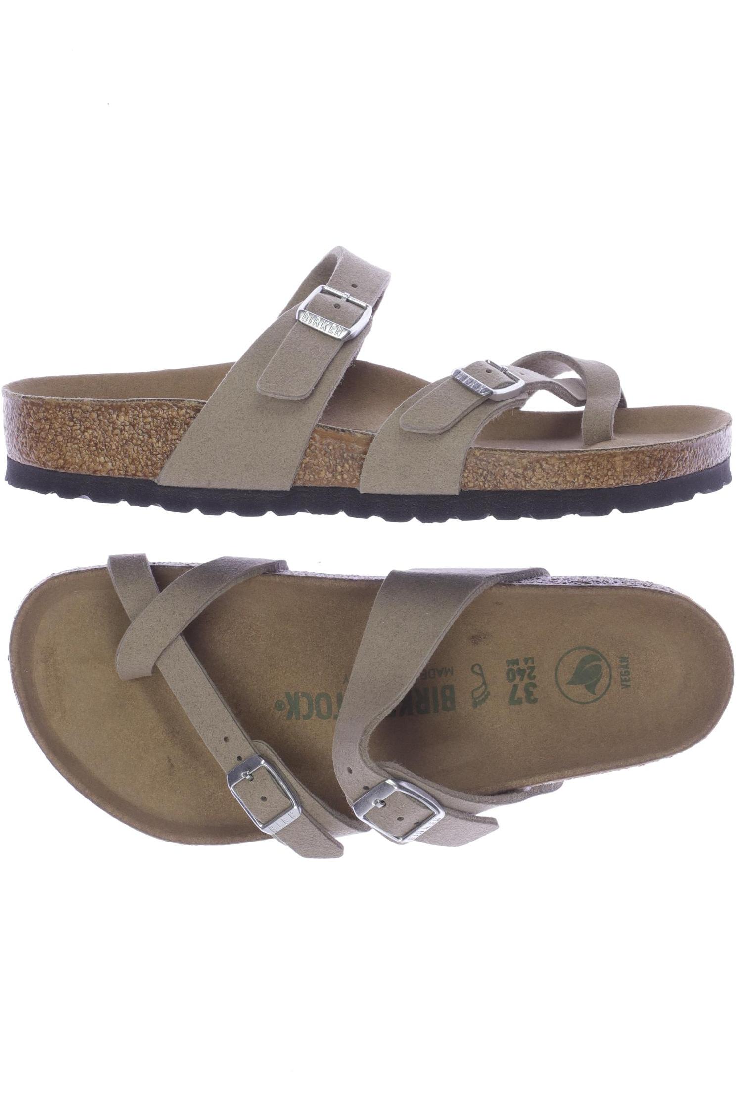 

Birkenstock Damen Sandale, beige, Gr. 37