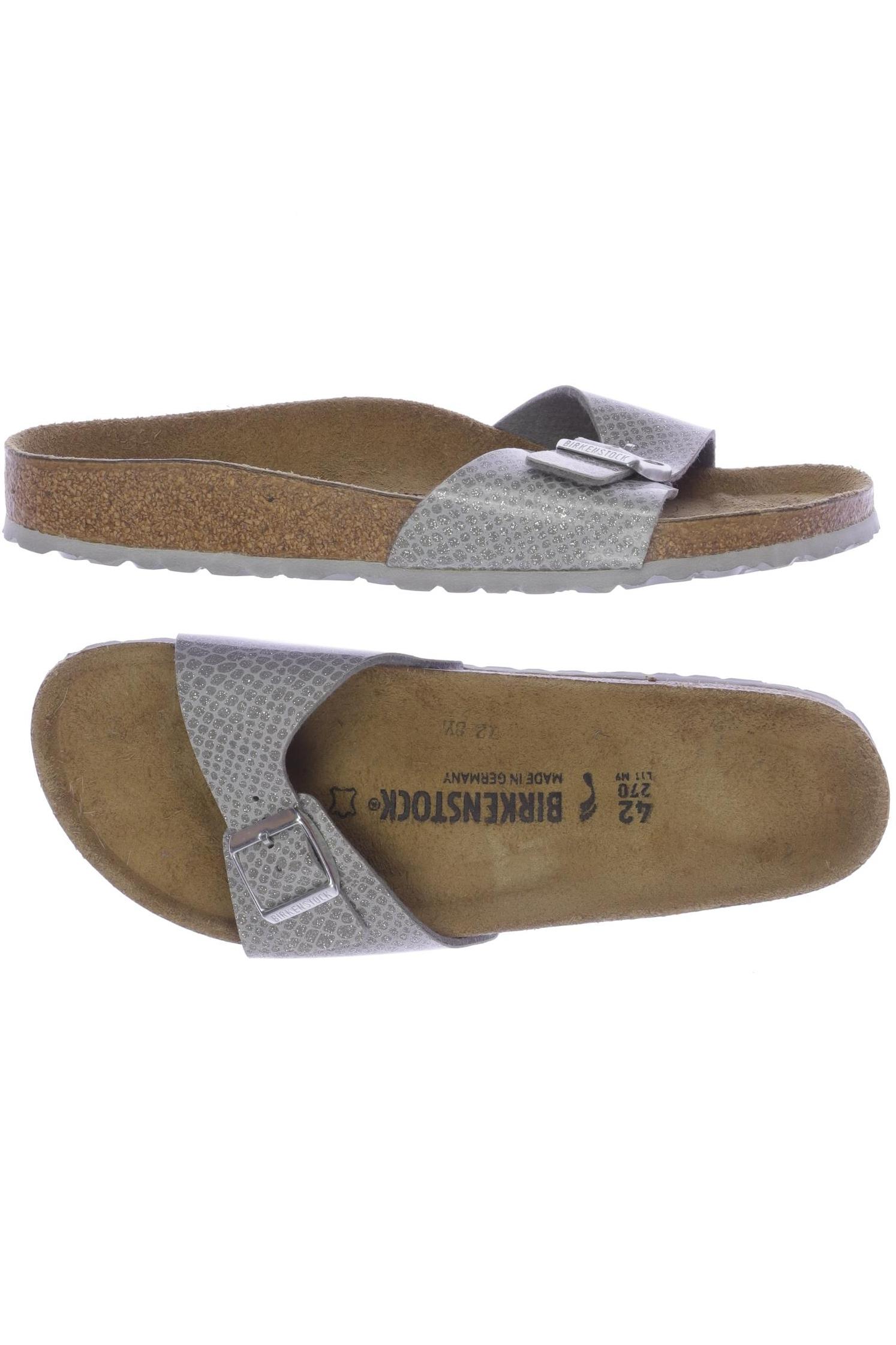 

Birkenstock Damen Sandale, silber, Gr. 42