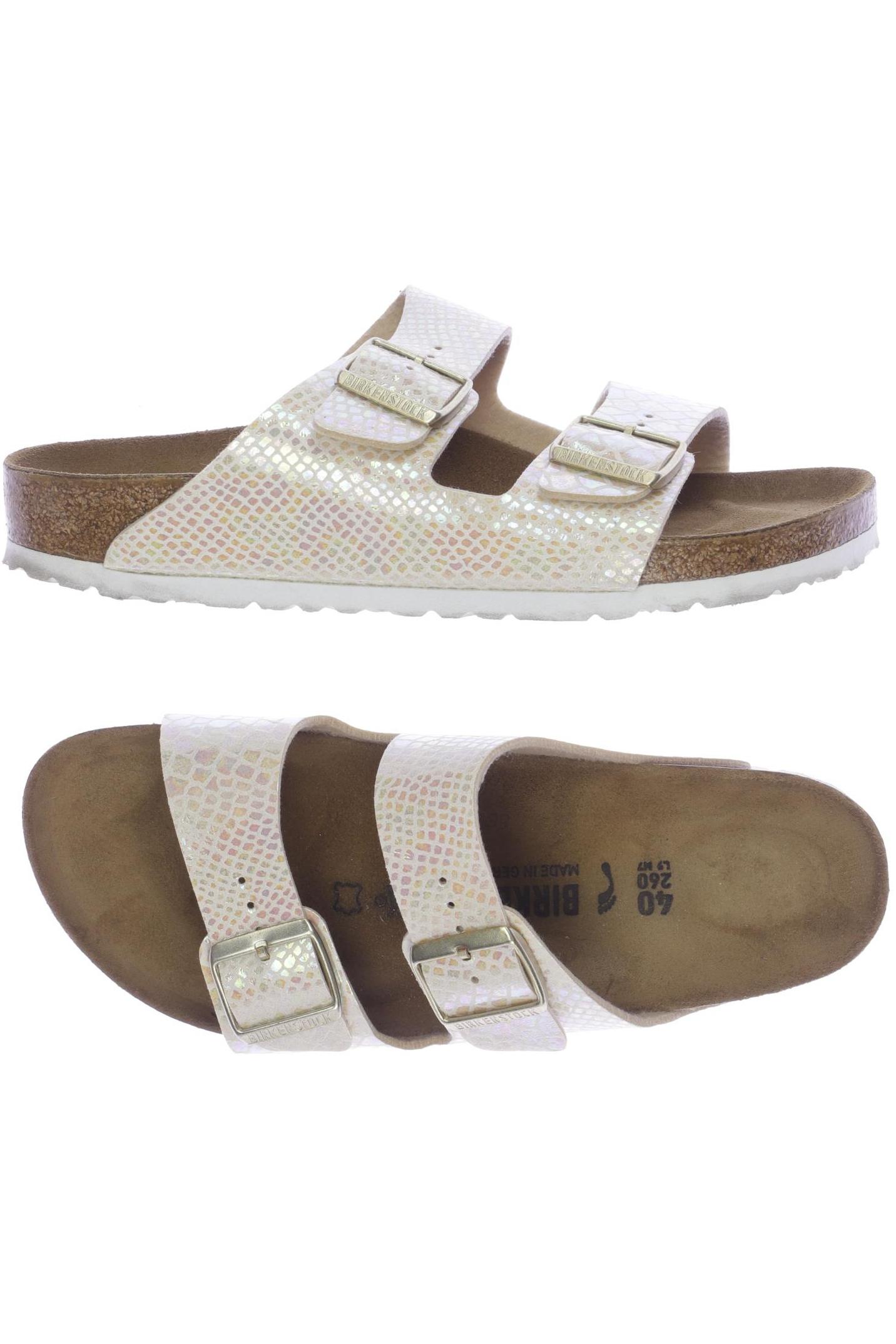 

Birkenstock Damen Sandale, cremeweiß, Gr. 40