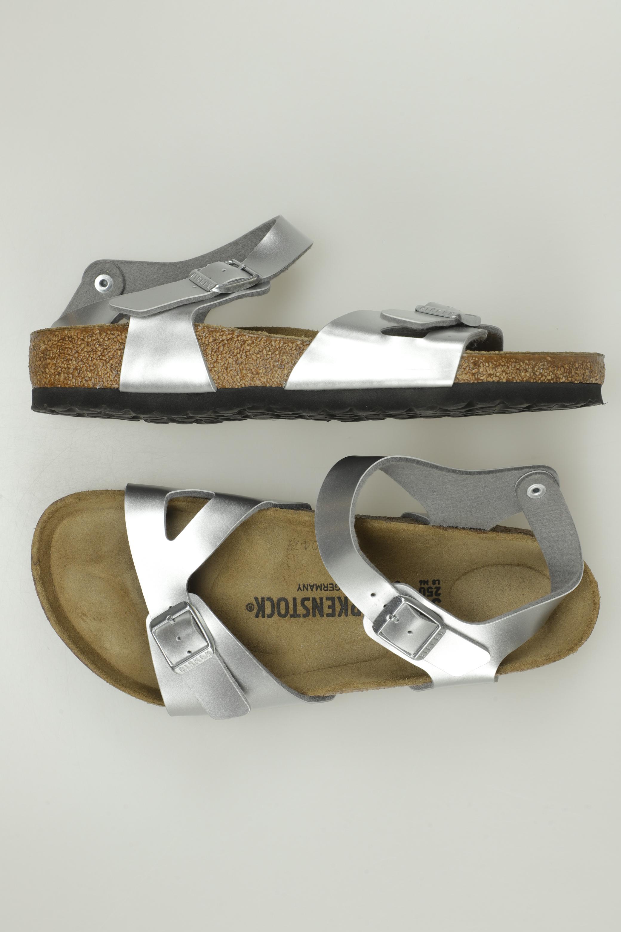 

Birkenstock Damen Sandale, silber, Gr. 39