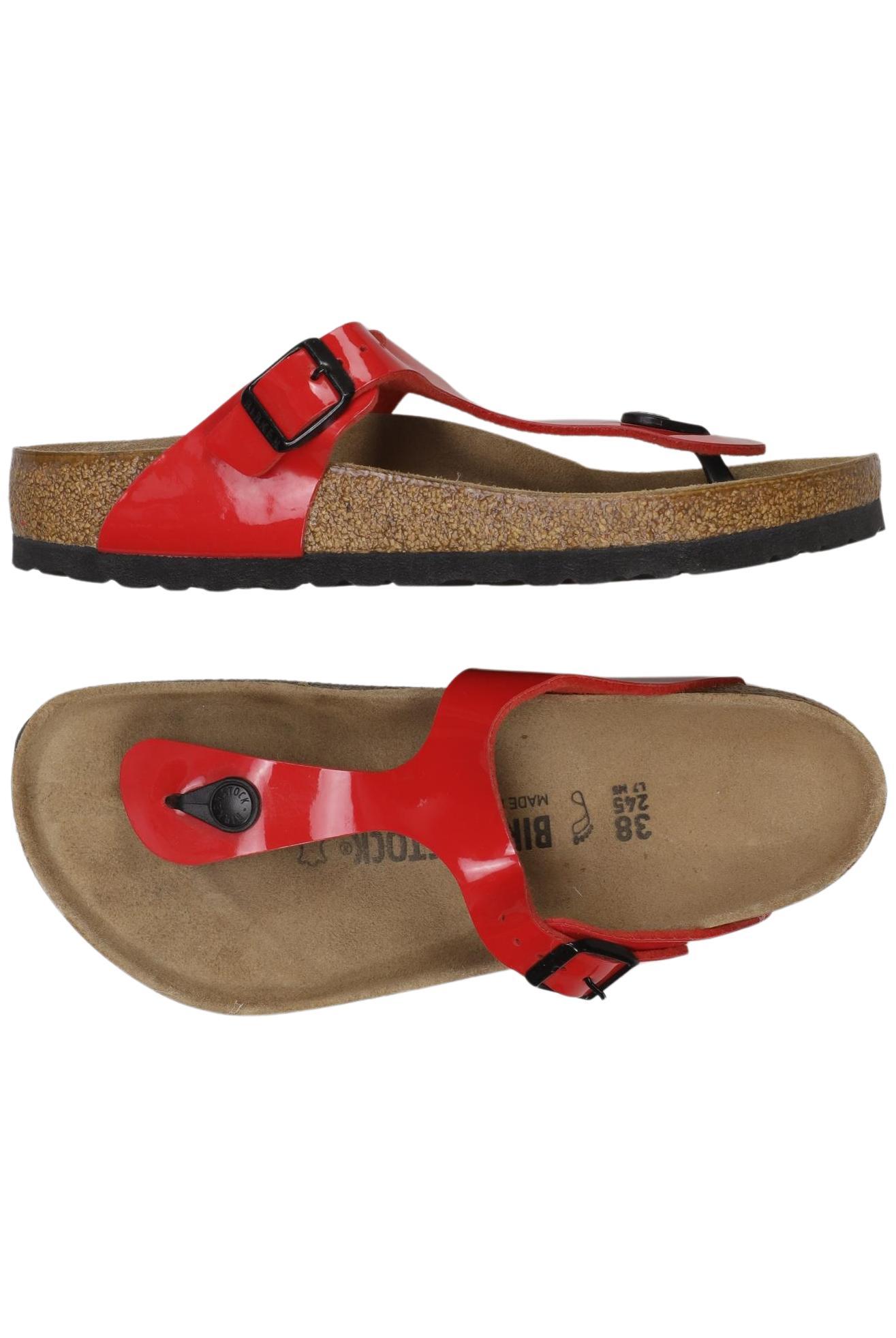 

Birkenstock Damen Sandale, rot, Gr. 38