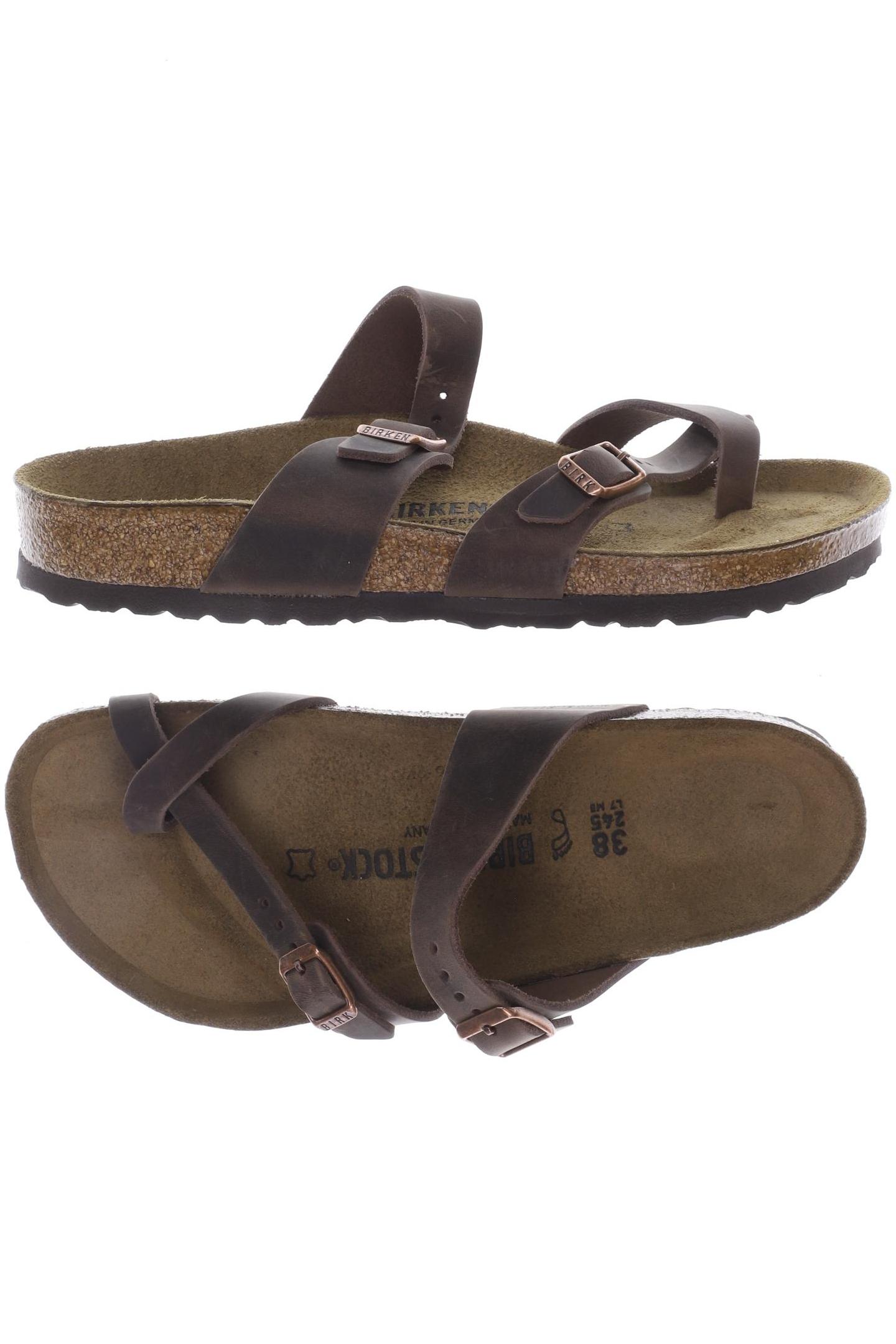 

Birkenstock Damen Sandale, braun, Gr. 38