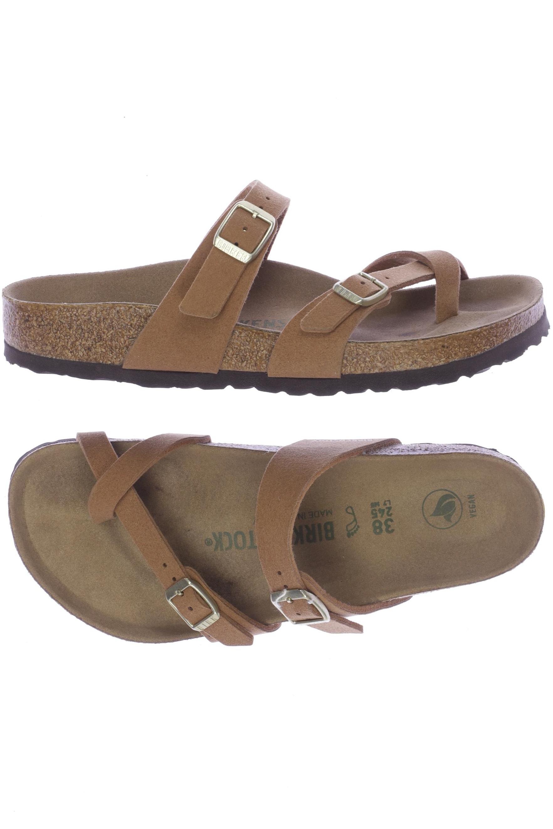 

Birkenstock Damen Sandale, braun, Gr. 38