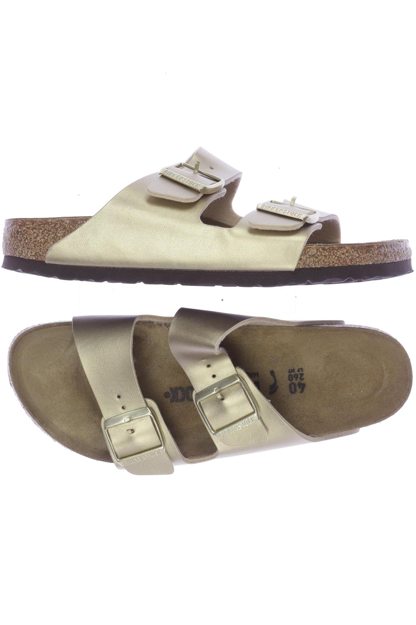 

Birkenstock Damen Sandale, gold, Gr. 40