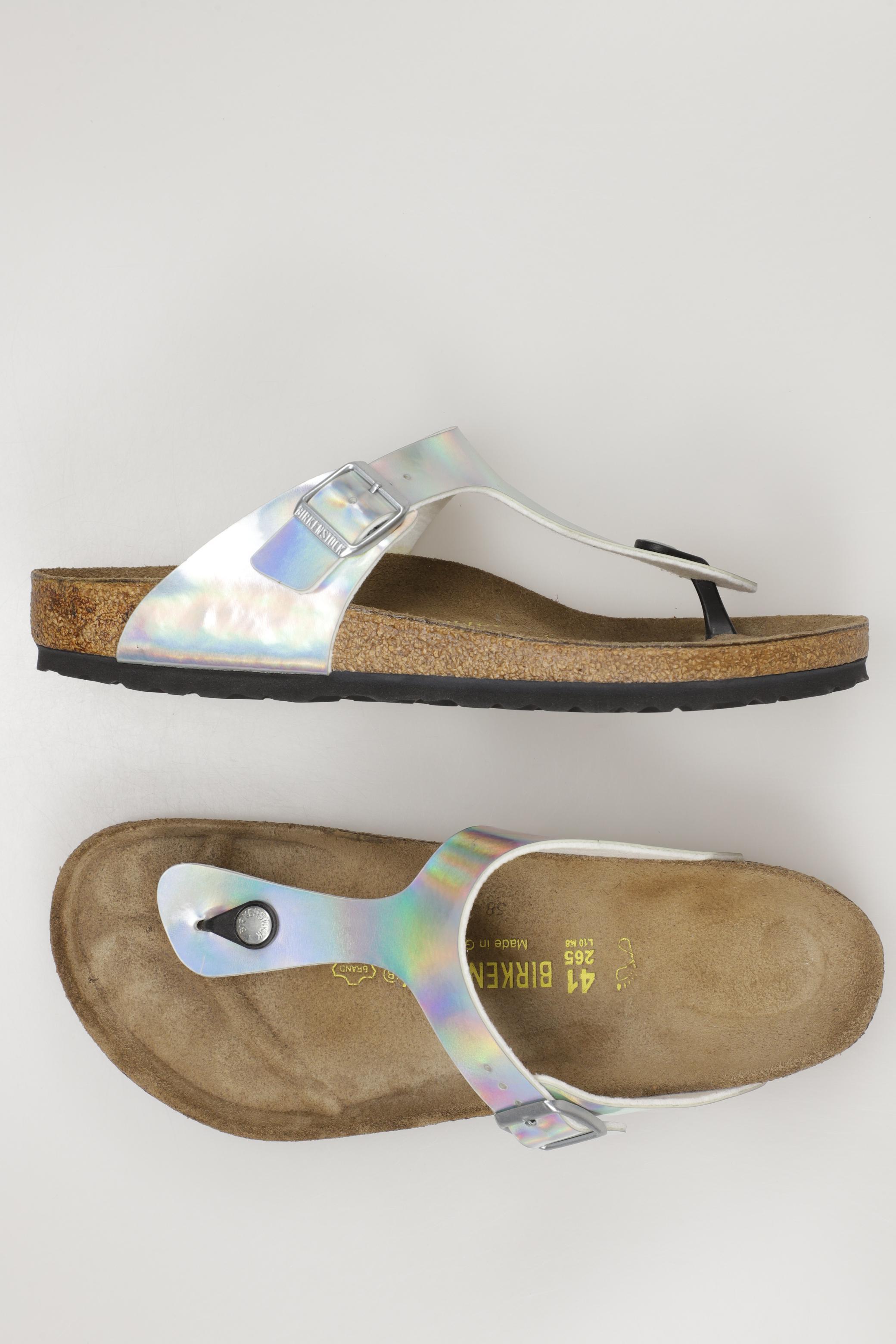 

Birkenstock Damen Sandale, silber, Gr. 41