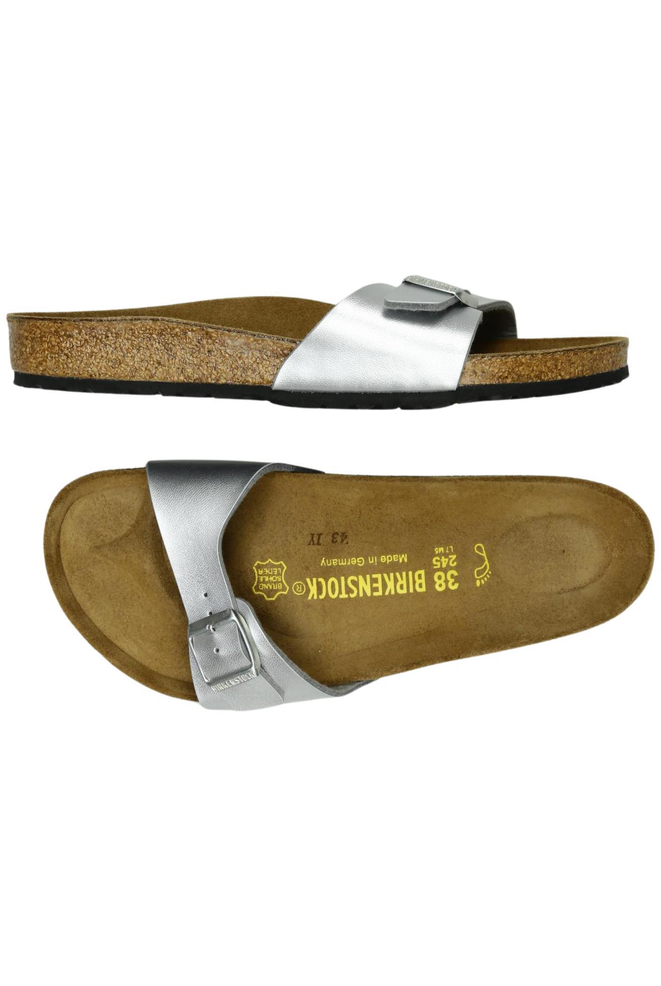 

Birkenstock Damen Sandale, silber, Gr. 38