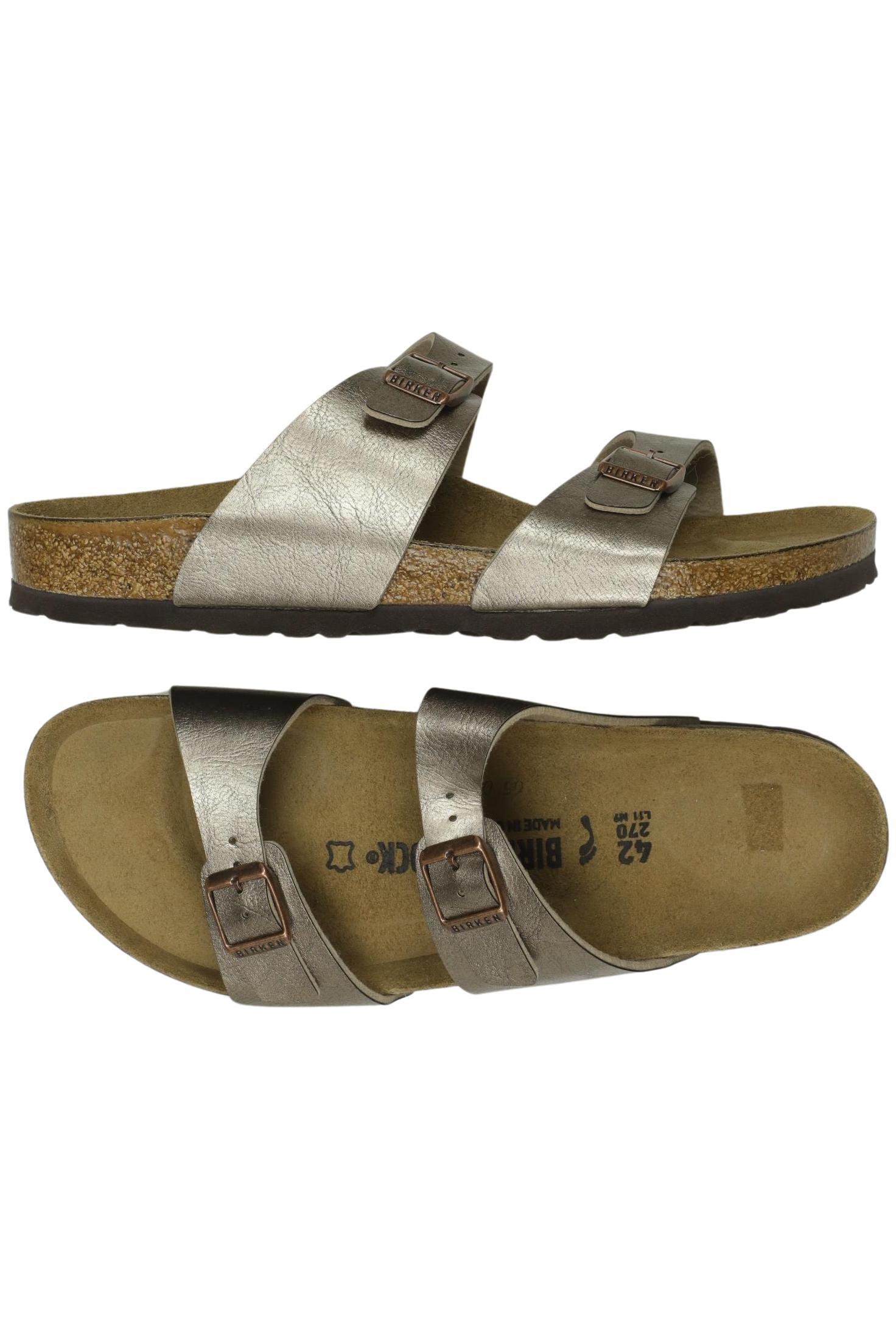 

Birkenstock Damen Sandale, silber, Gr. 42