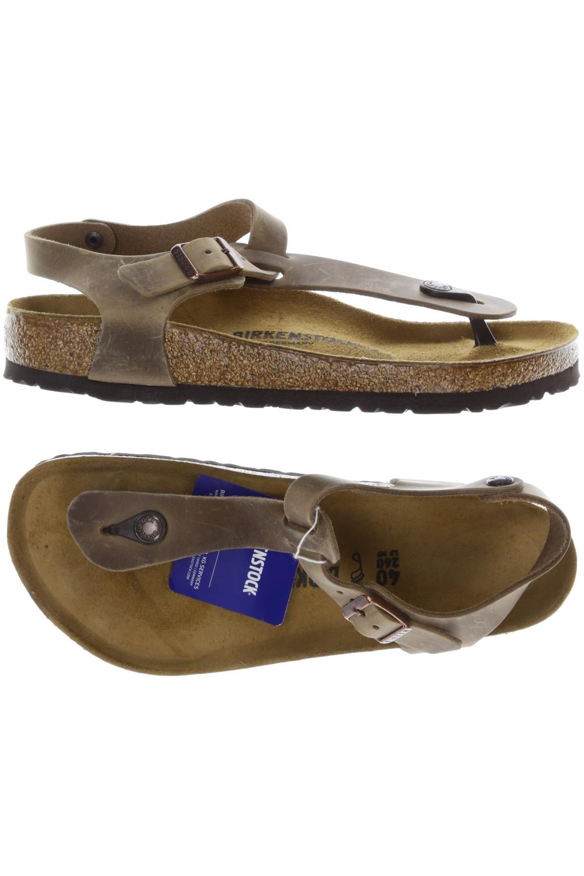 

Birkenstock Damen Sandale, beige, Gr. 40