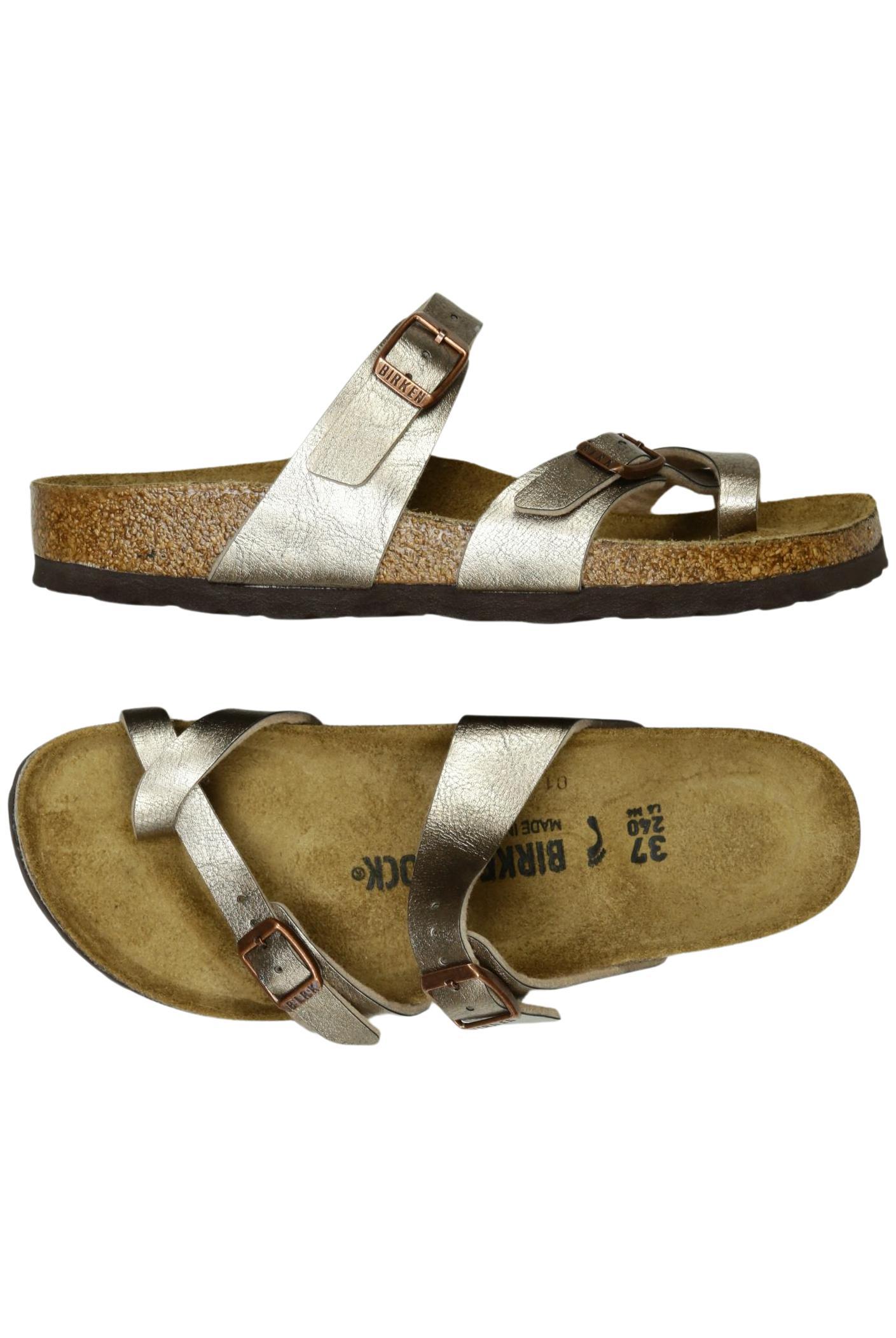 

Birkenstock Damen Sandale, beige, Gr. 37