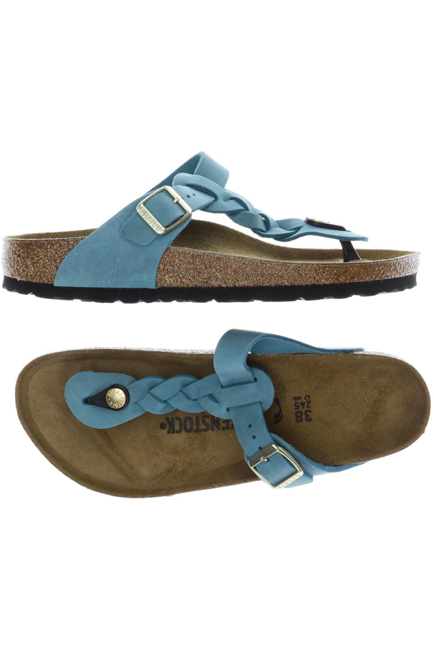 

Birkenstock Damen Sandale, blau, Gr. 38