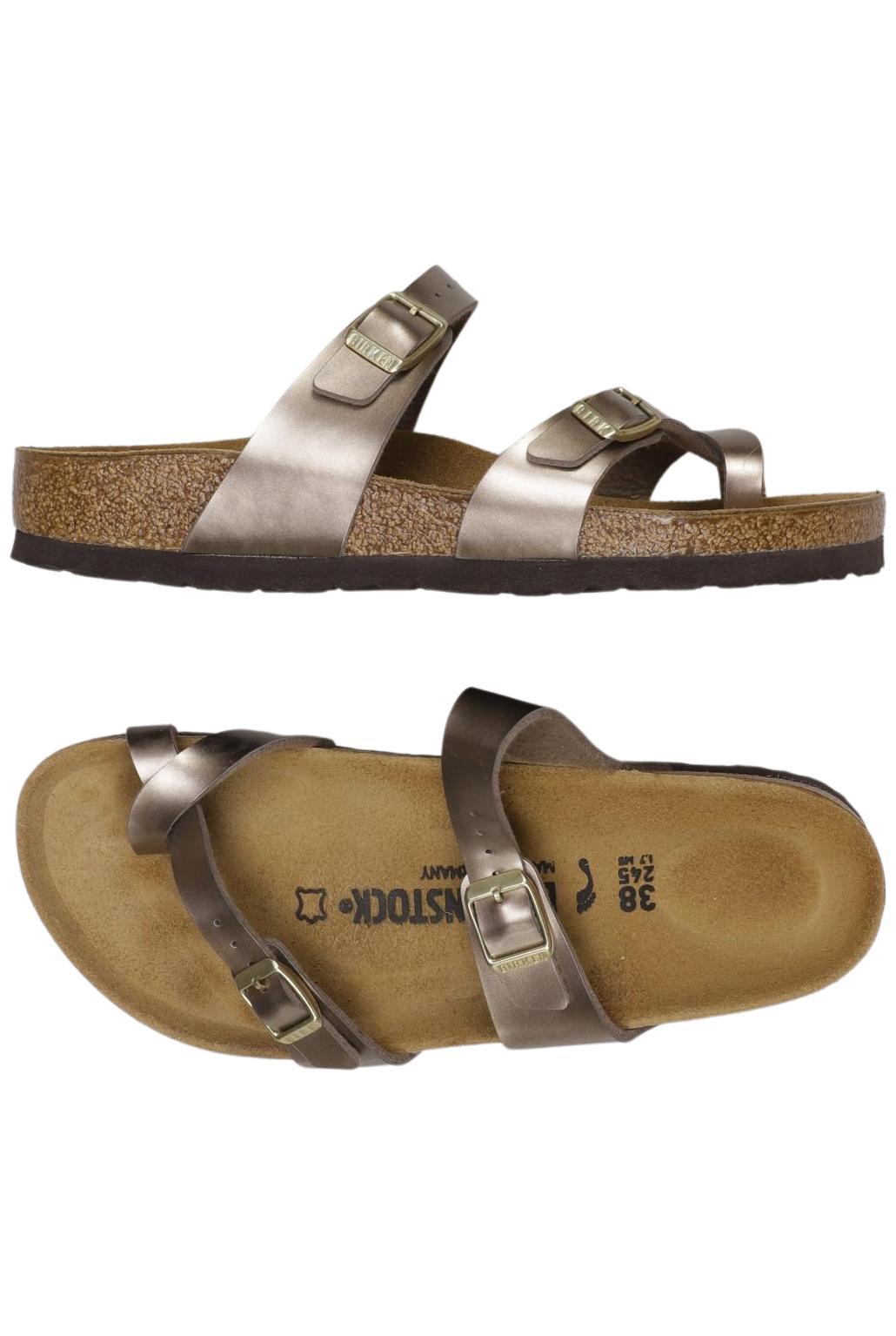 

Birkenstock Damen Sandale, silber, Gr. 38