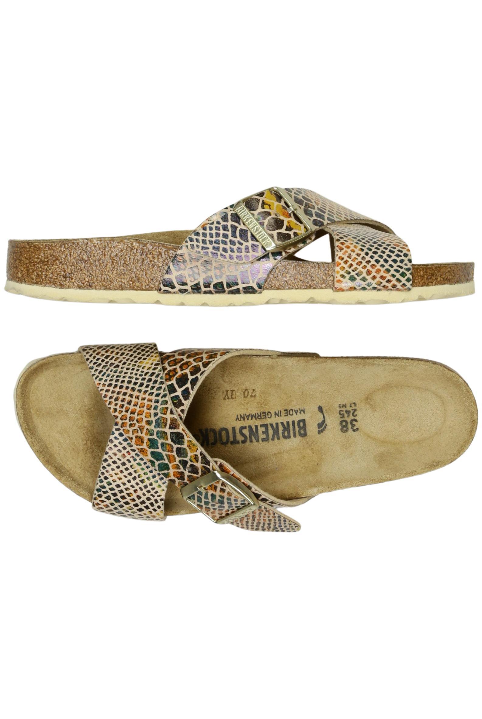 

Birkenstock Damen Sandale, beige, Gr. 38