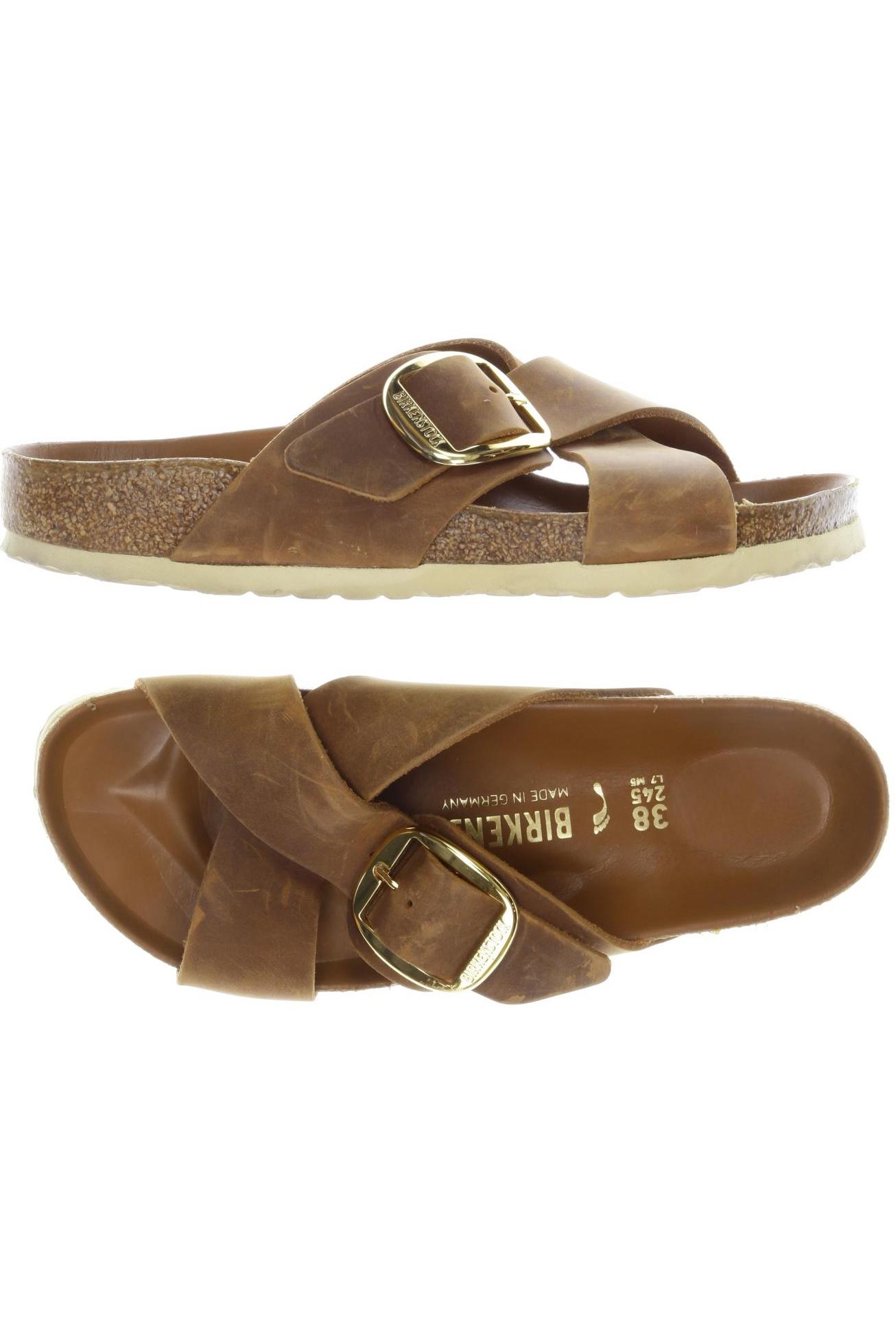 

Birkenstock Damen Sandale, braun, Gr. 38