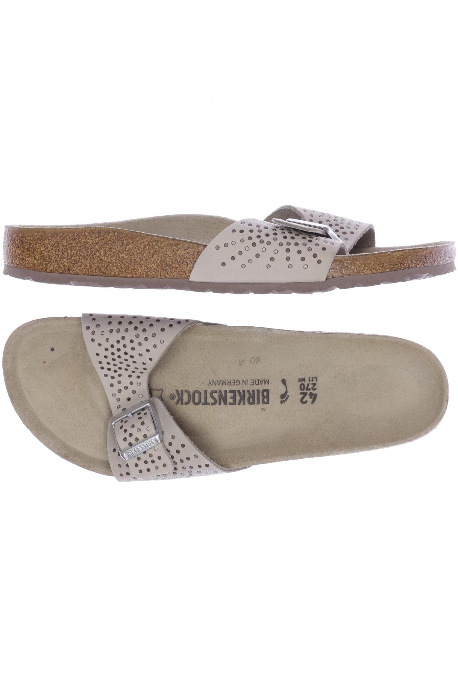 

Birkenstock Damen Sandale, beige, Gr. 42