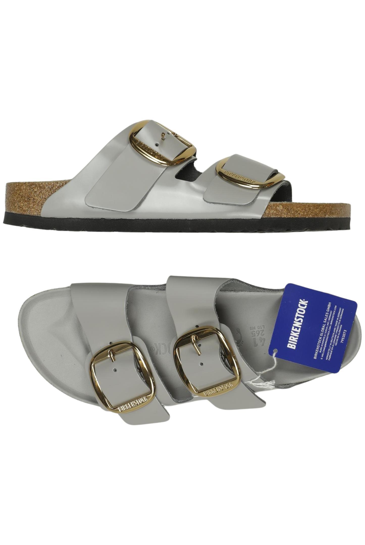 

Birkenstock Damen Sandale, silber, Gr. 41