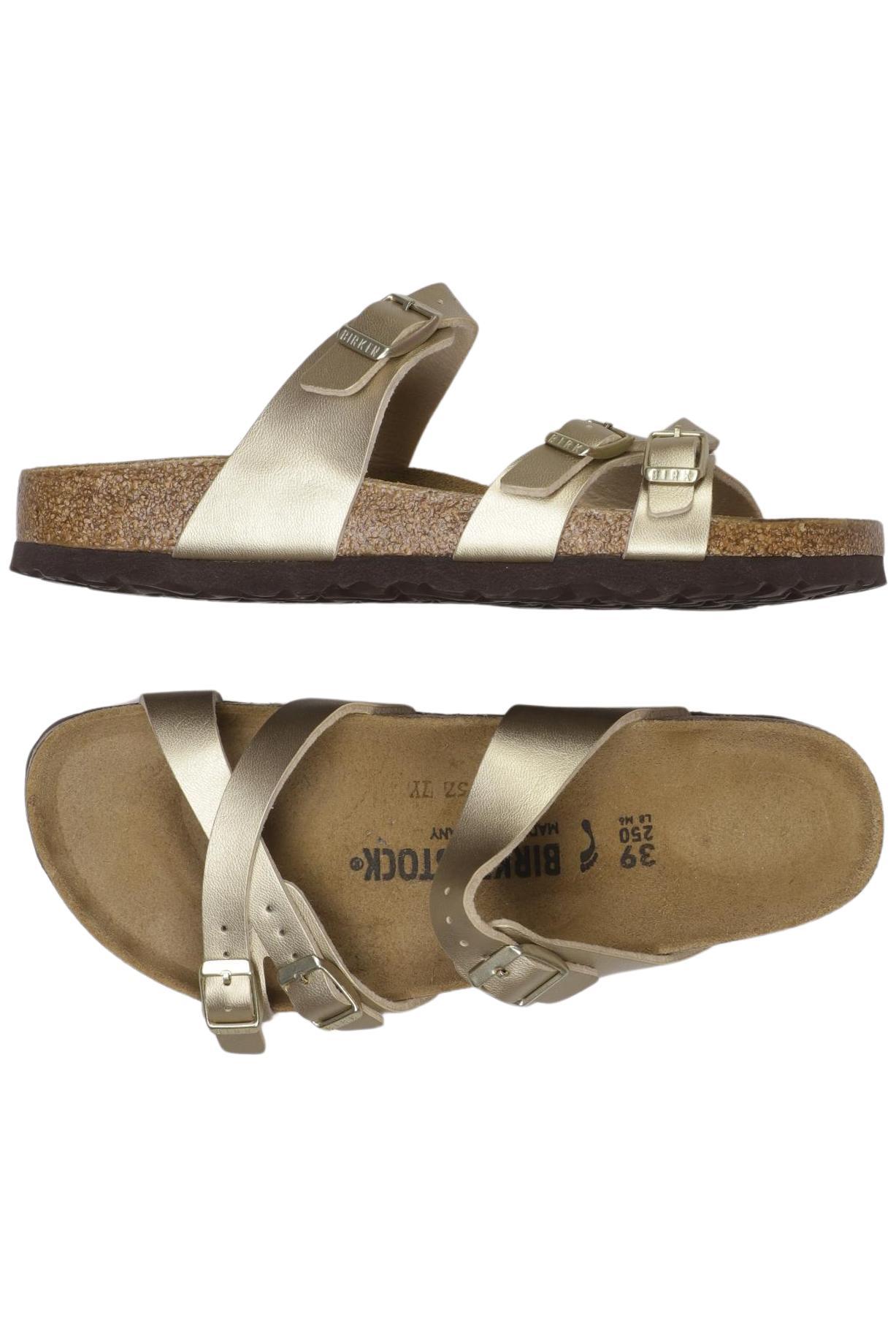 

Birkenstock Damen Sandale, gold, Gr. 39