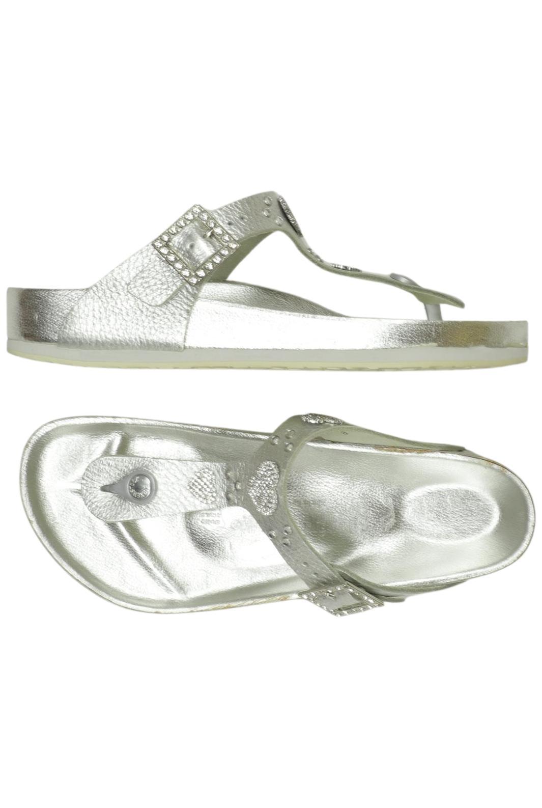 

Birkenstock Damen Sandale, silber, Gr. 39
