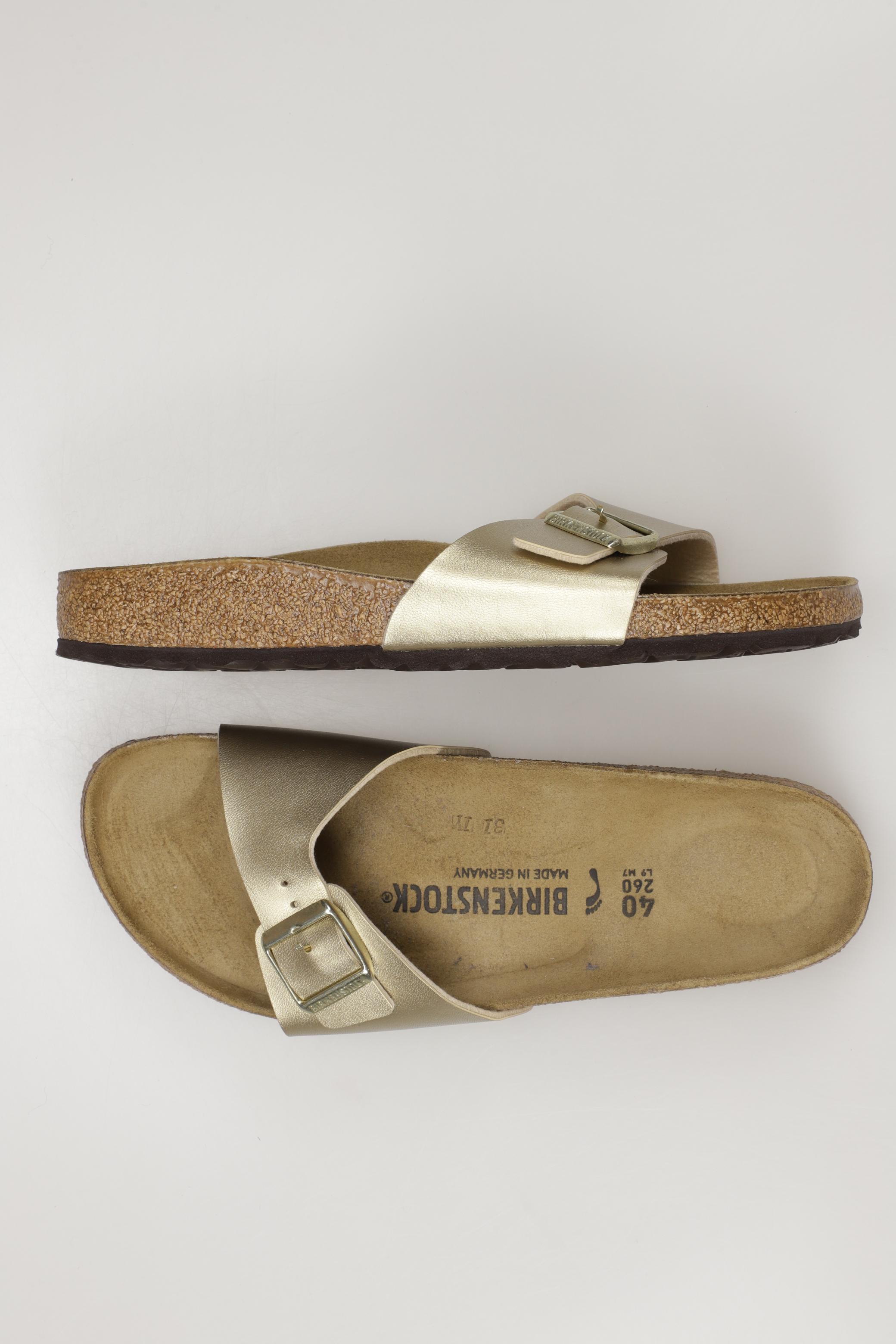 

Birkenstock Damen Sandale, gold, Gr. 40