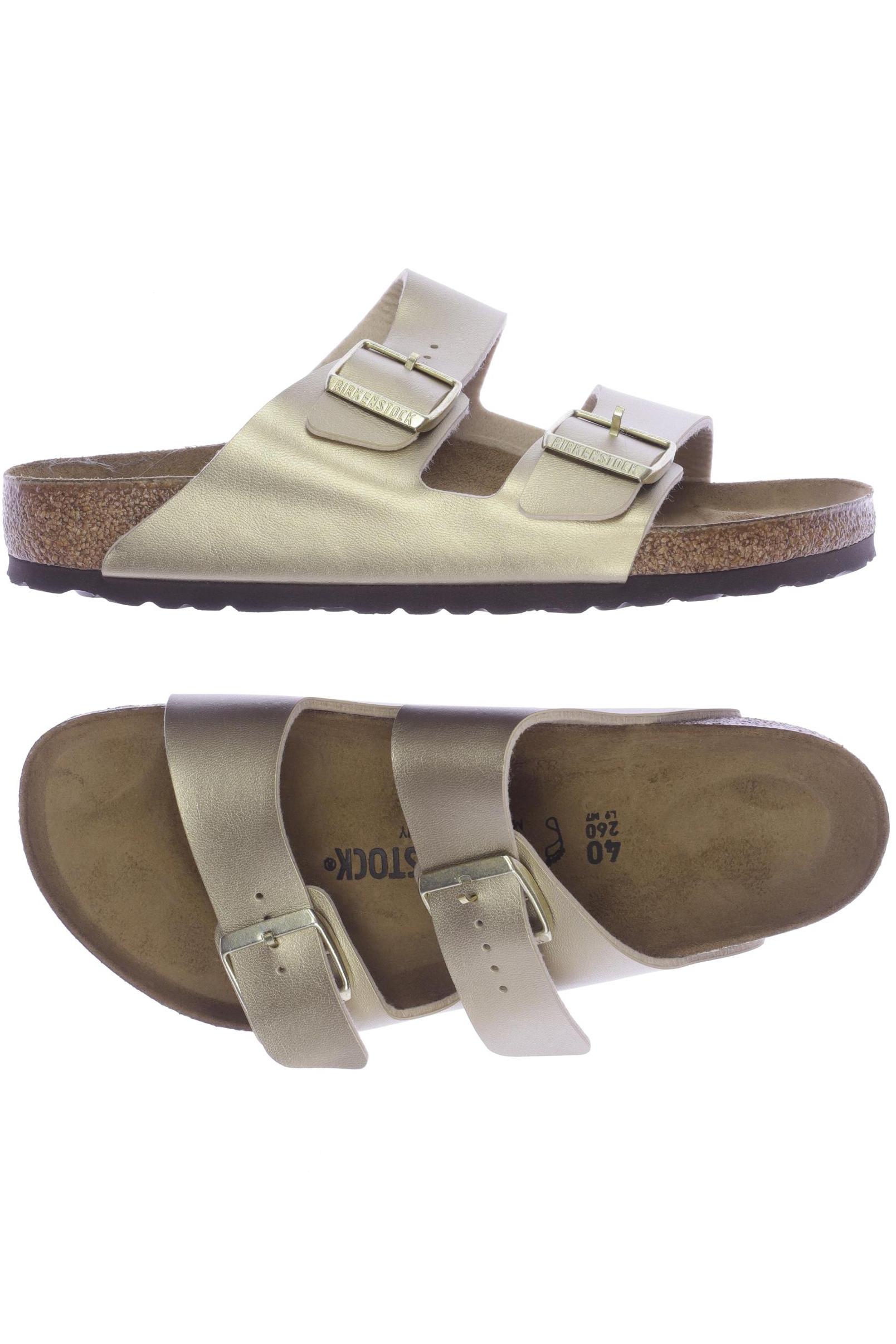 

Birkenstock Damen Sandale, gold, Gr. 40