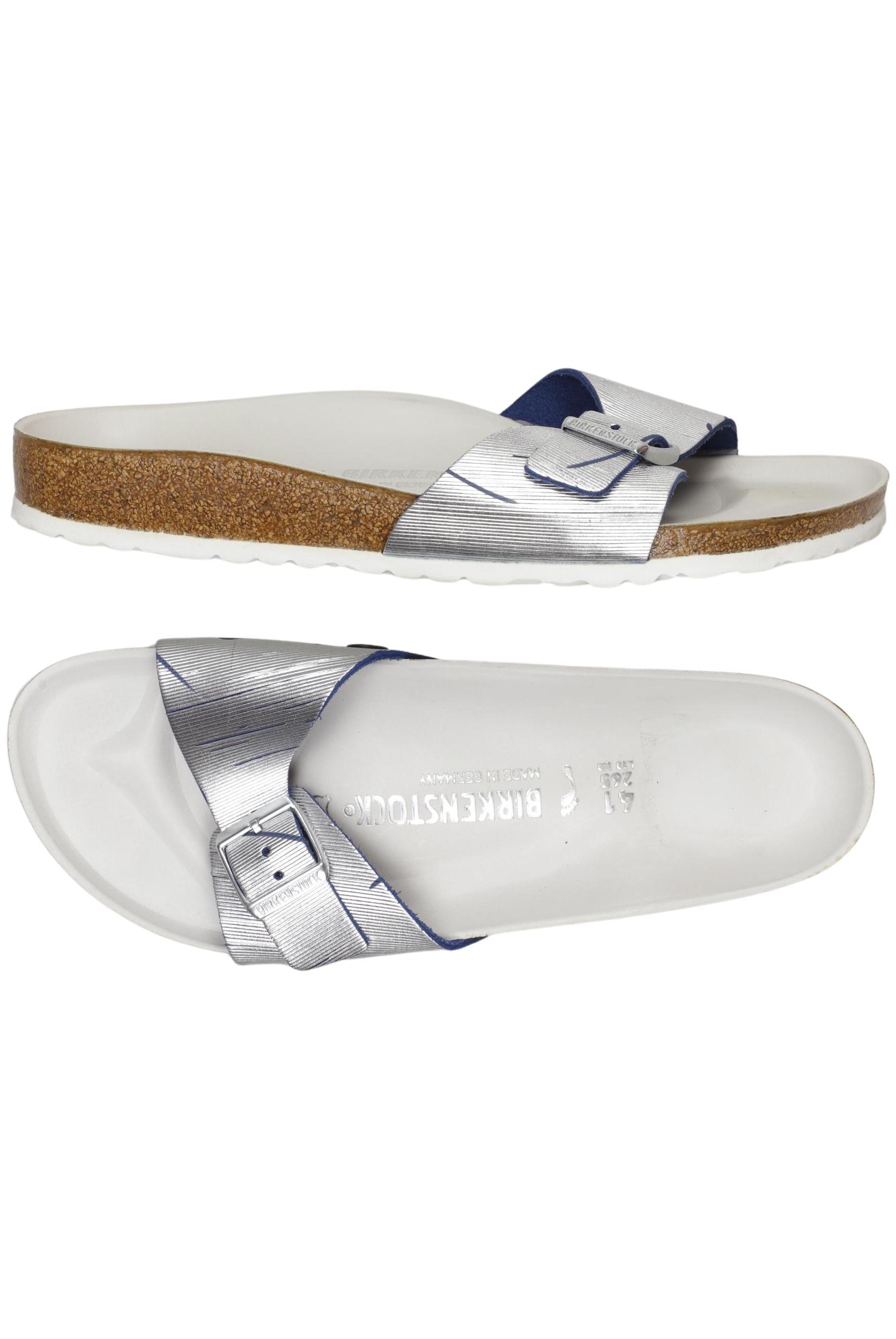 

Birkenstock Damen Sandale, silber, Gr. 41