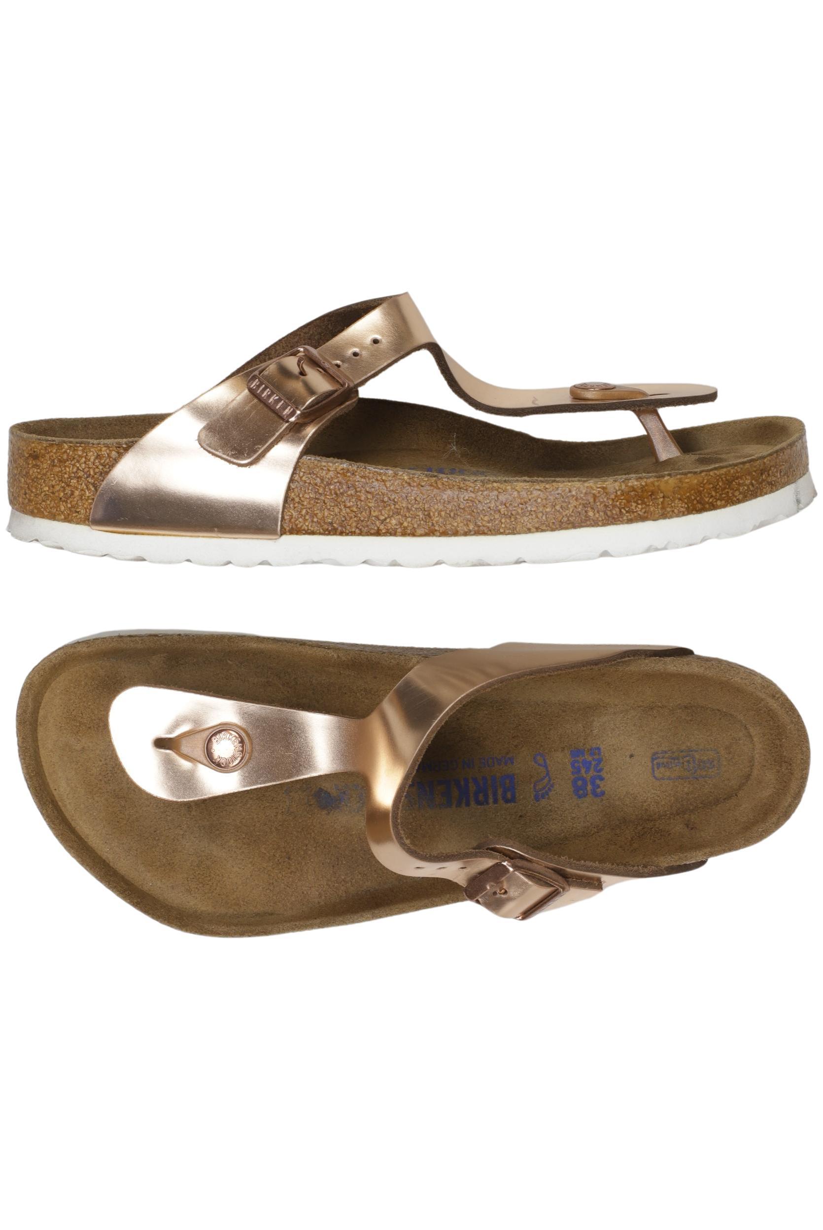 

Birkenstock Damen Sandale, gold, Gr. 38