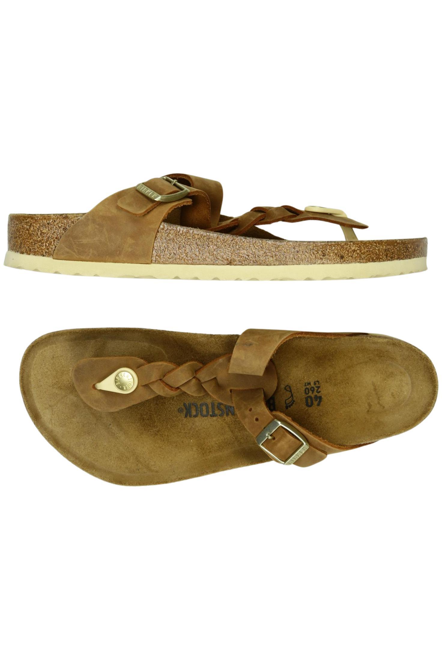 

Birkenstock Damen Sandale, beige, Gr. 40