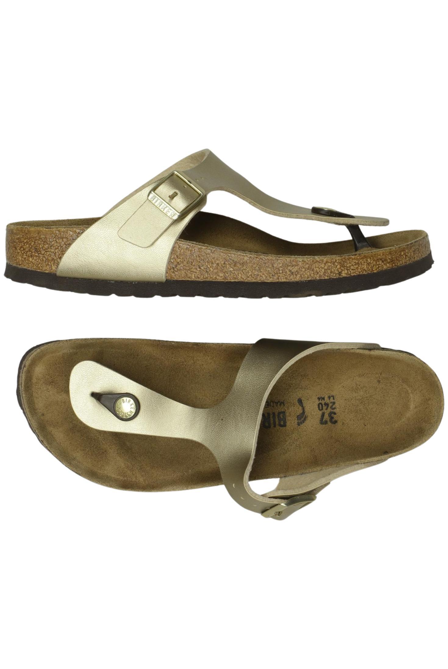 

Birkenstock Damen Sandale, gold, Gr. 37