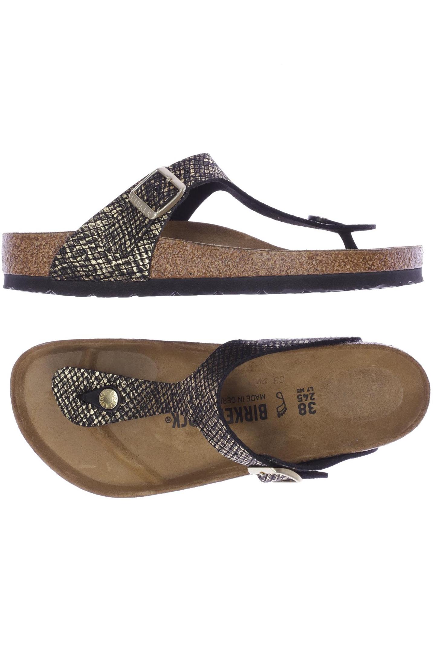 

Birkenstock Damen Sandale, gold, Gr. 38