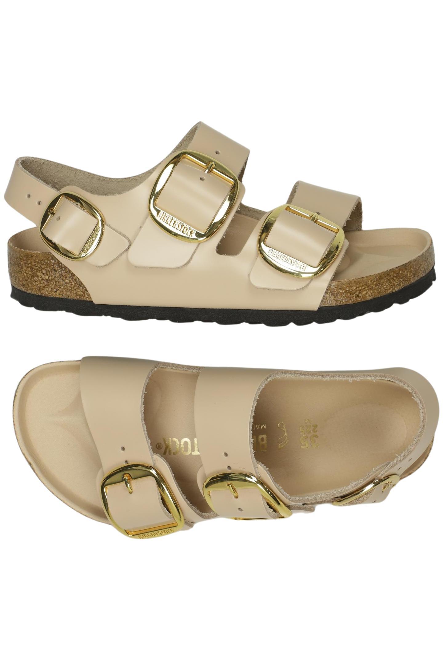 

Birkenstock Damen Sandale, beige, Gr. 35
