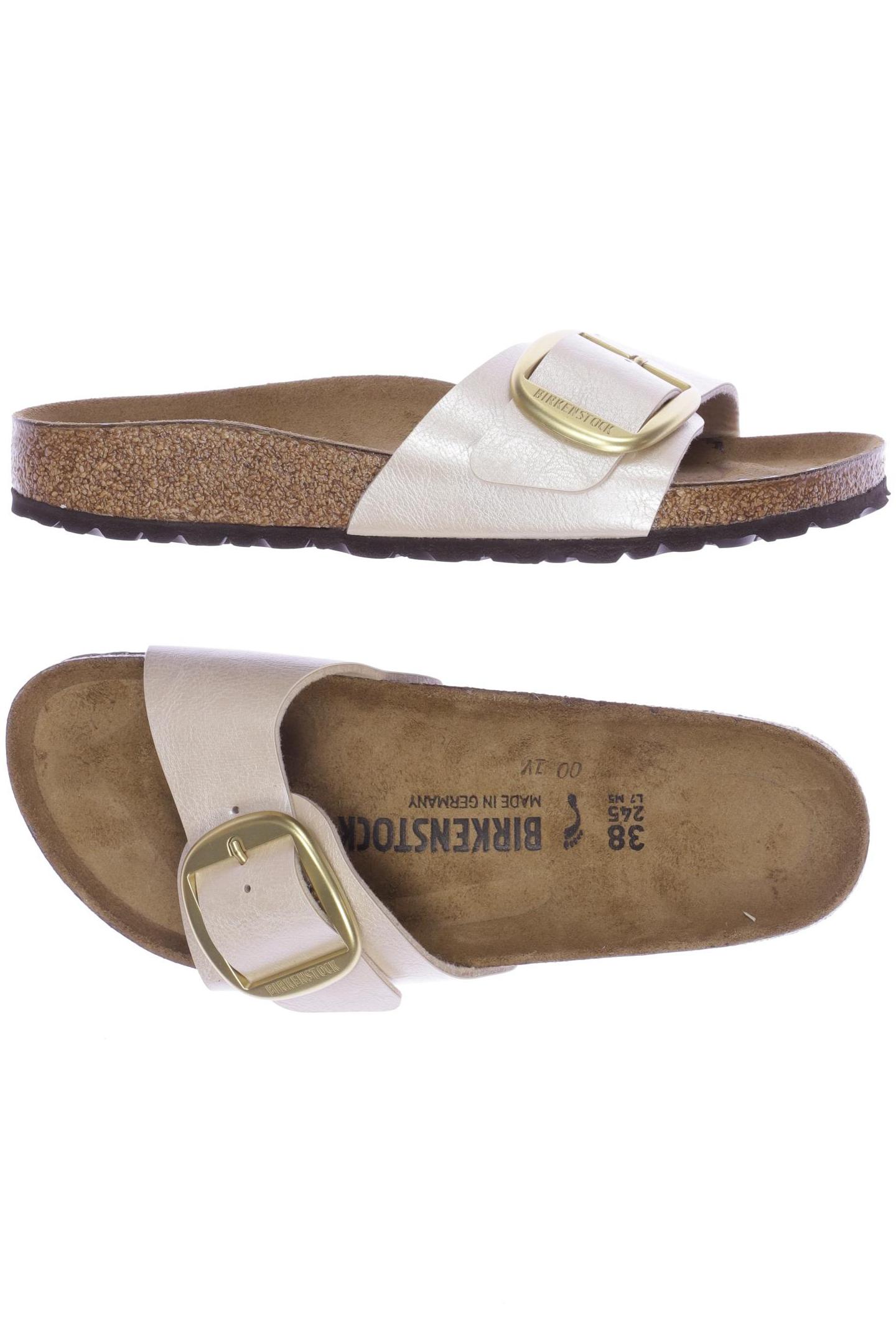 

Birkenstock Damen Sandale, beige, Gr. 38