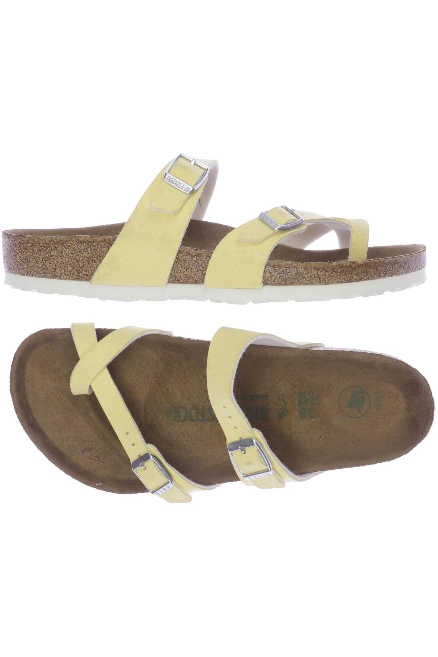 

Birkenstock Damen Sandale, gelb, Gr. 38
