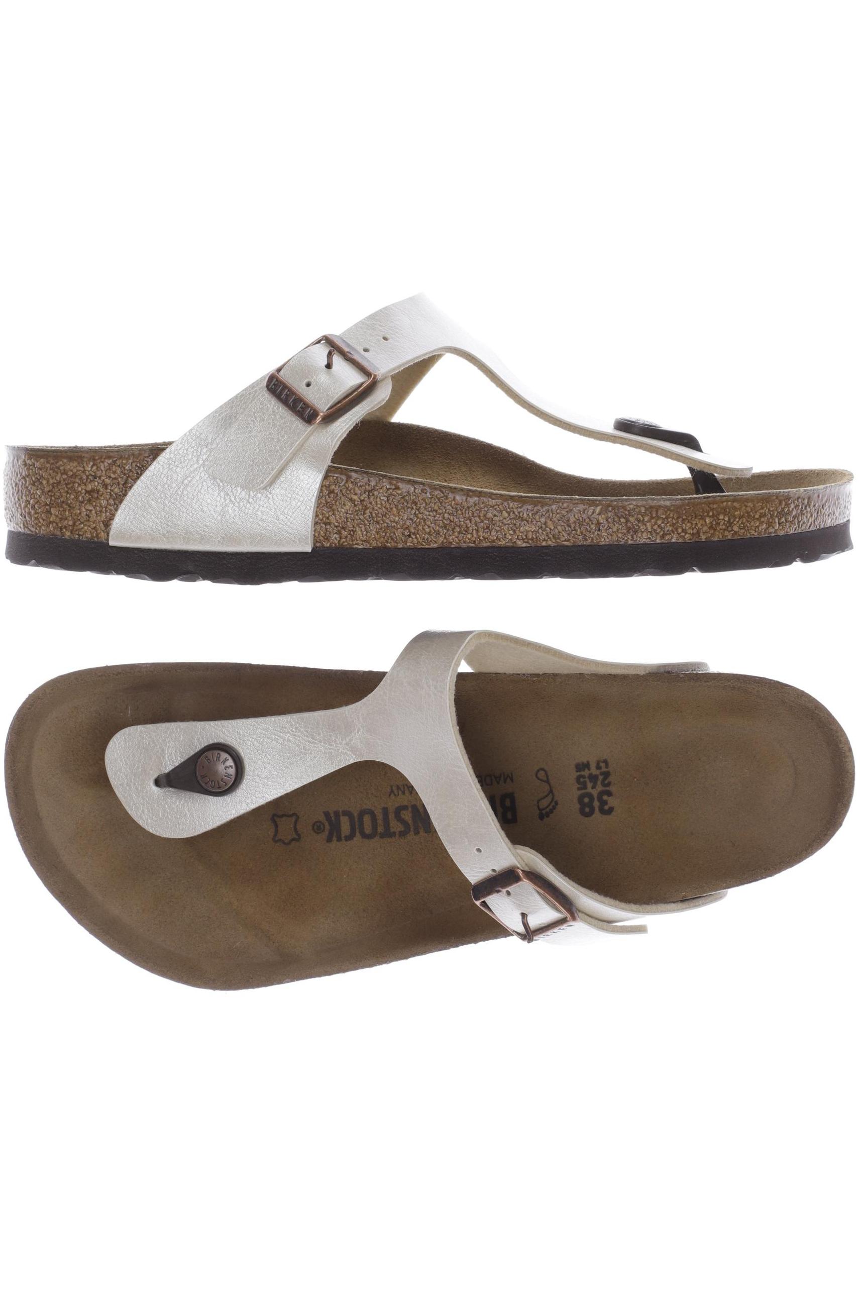 

Birkenstock Damen Sandale, cremeweiß, Gr. 38