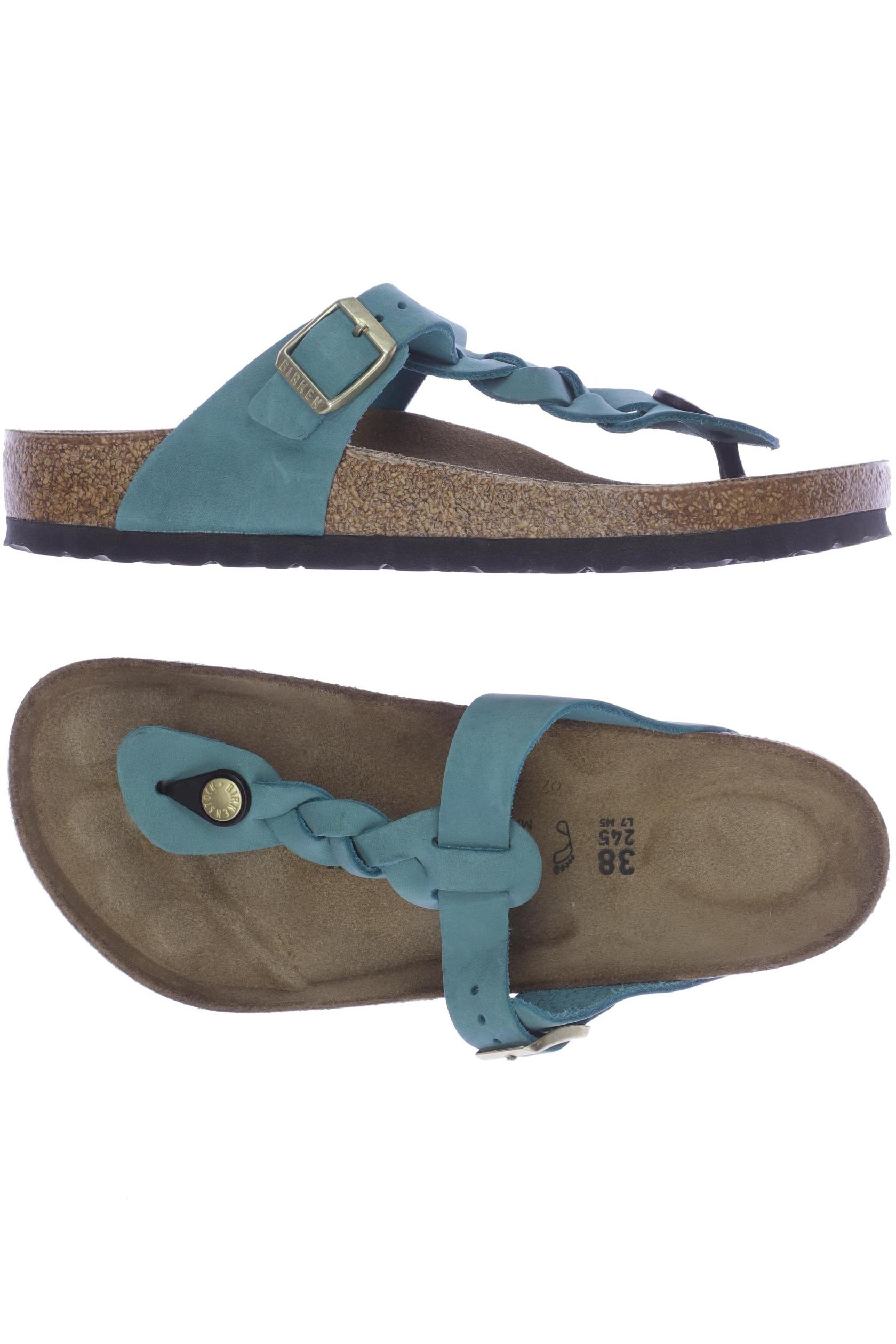 

Birkenstock Damen Sandale, blau, Gr. 38