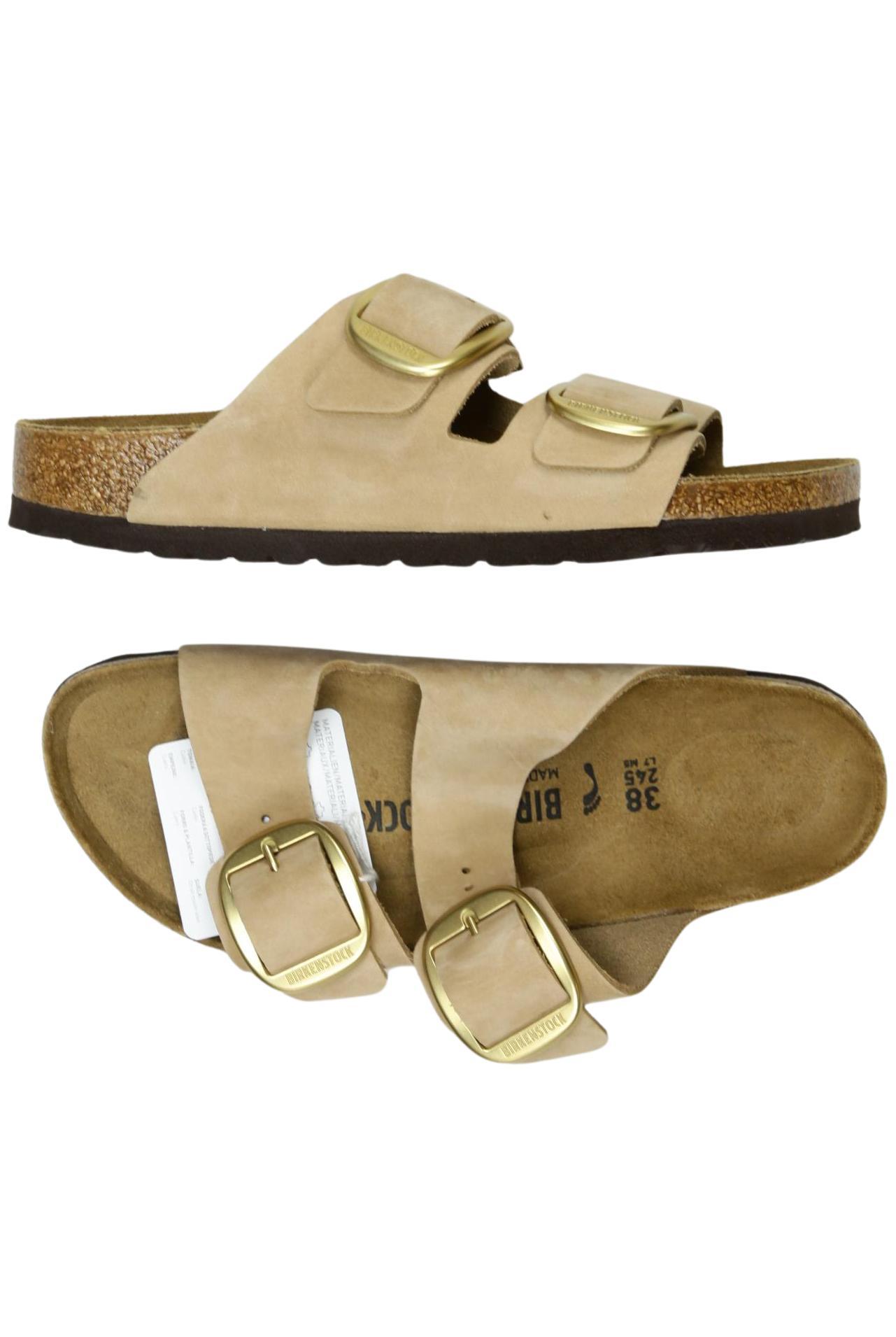 

Birkenstock Damen Sandale, beige, Gr. 38