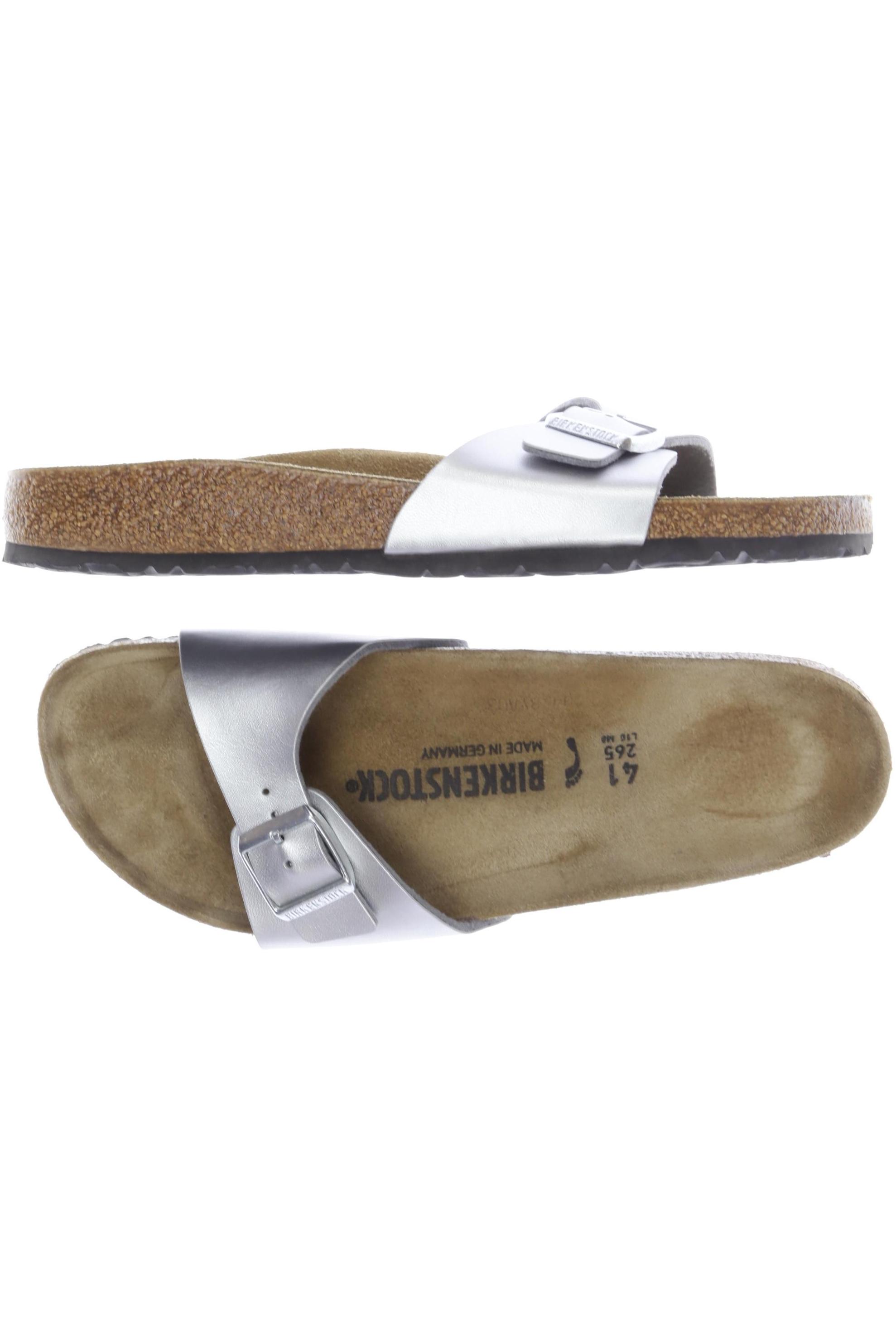 

Birkenstock Damen Sandale, silber, Gr. 41