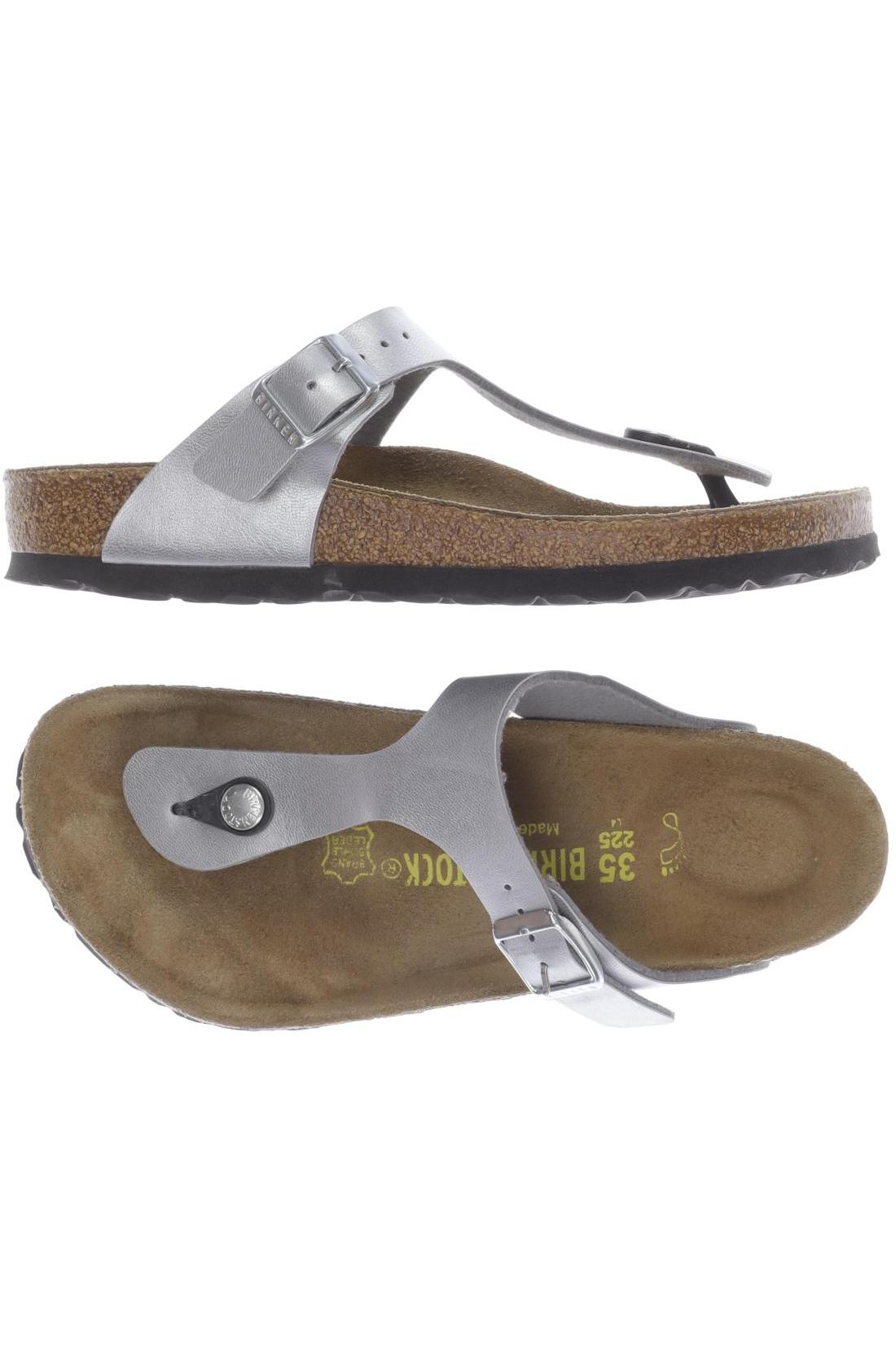 

Birkenstock Damen Sandale, silber, Gr. 35