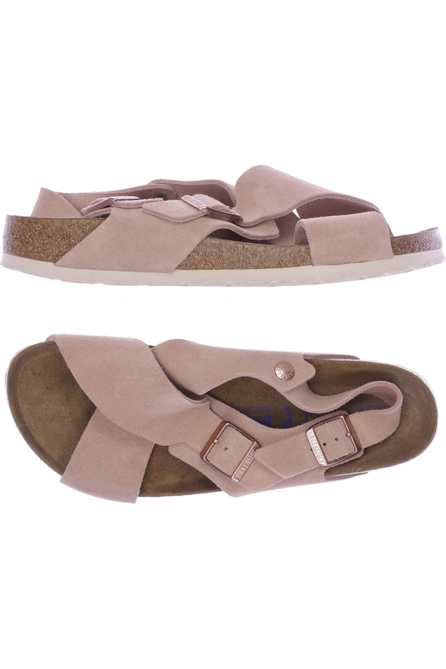 

Birkenstock Damen Sandale, beige, Gr. 41