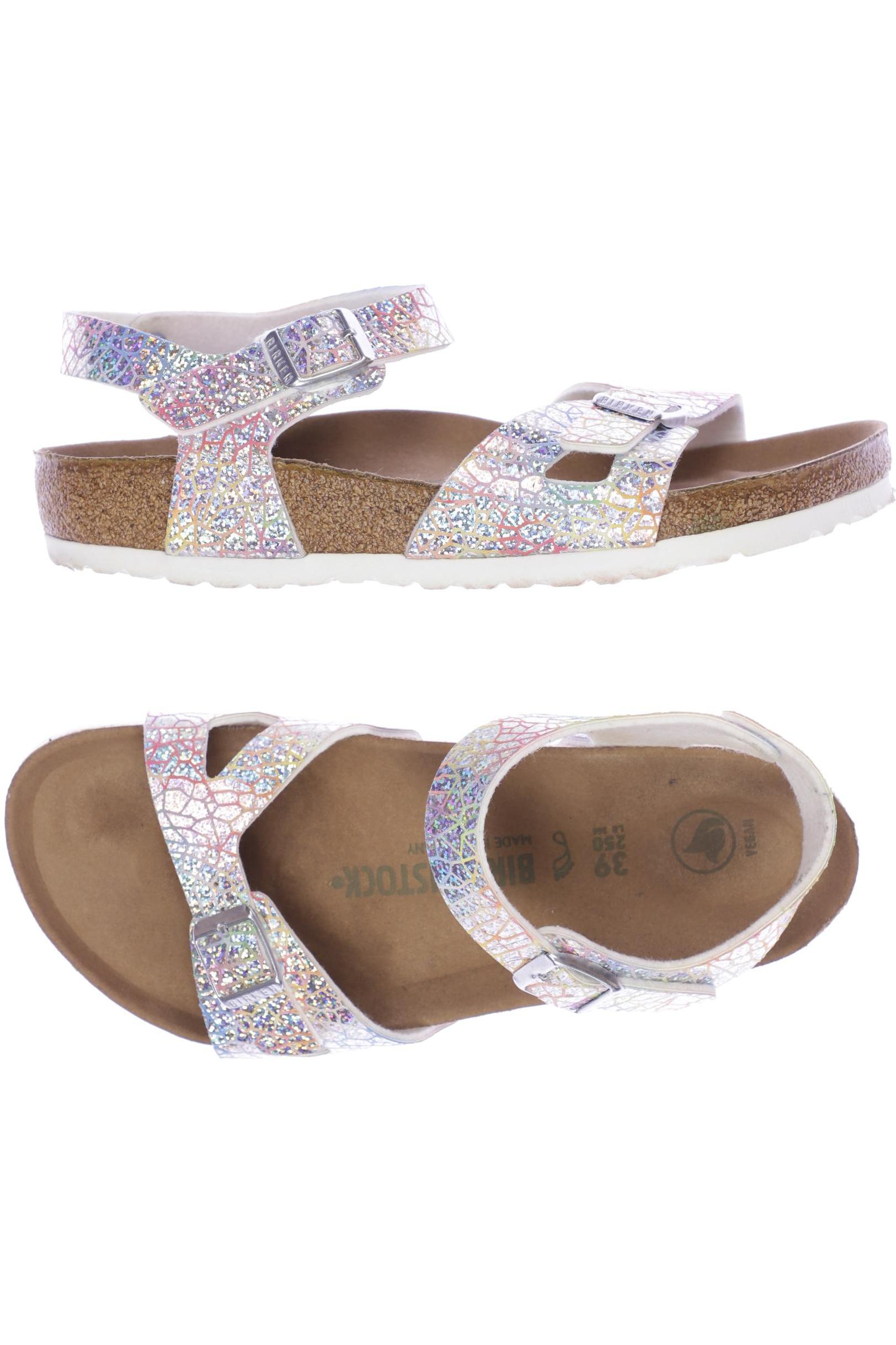 

Birkenstock Damen Sandale, silber, Gr. 39
