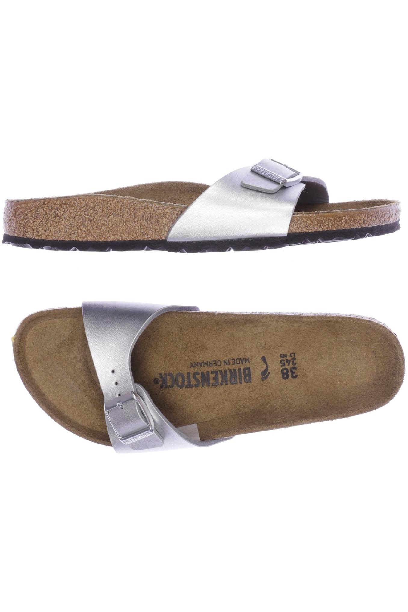 

Birkenstock Damen Sandale, silber, Gr. 38
