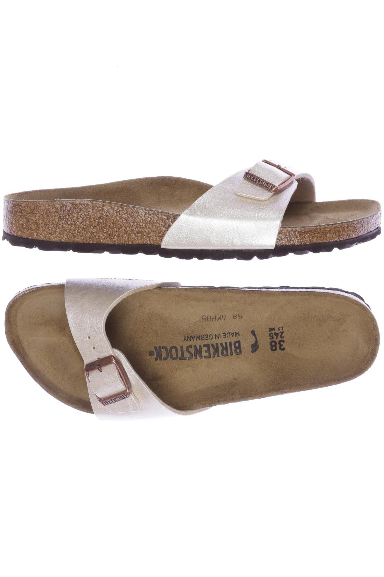 

Birkenstock Damen Sandale, beige, Gr. 38