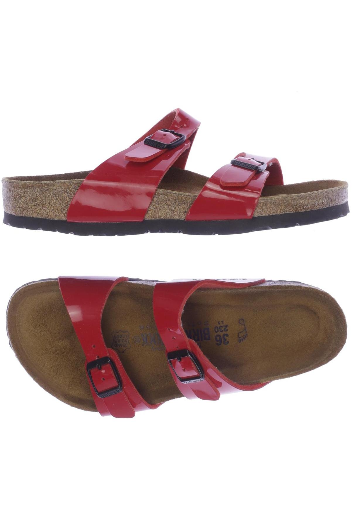 

Birkenstock Damen Sandale, rot, Gr. 36