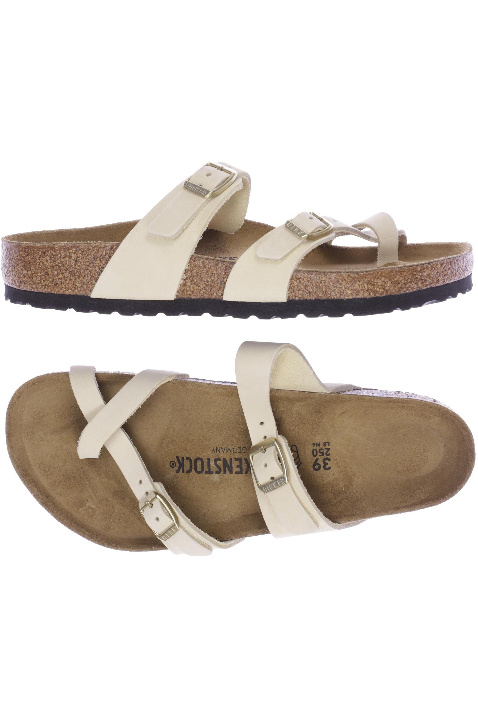 

Birkenstock Damen Sandale, cremeweiß, Gr. 39