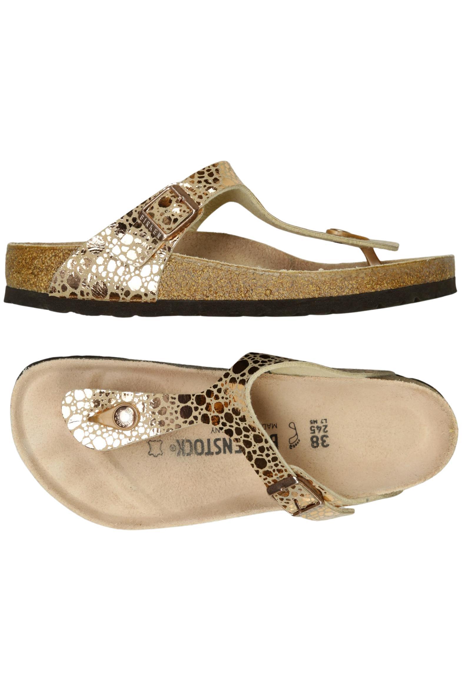 

Birkenstock Damen Sandale, beige, Gr. 38
