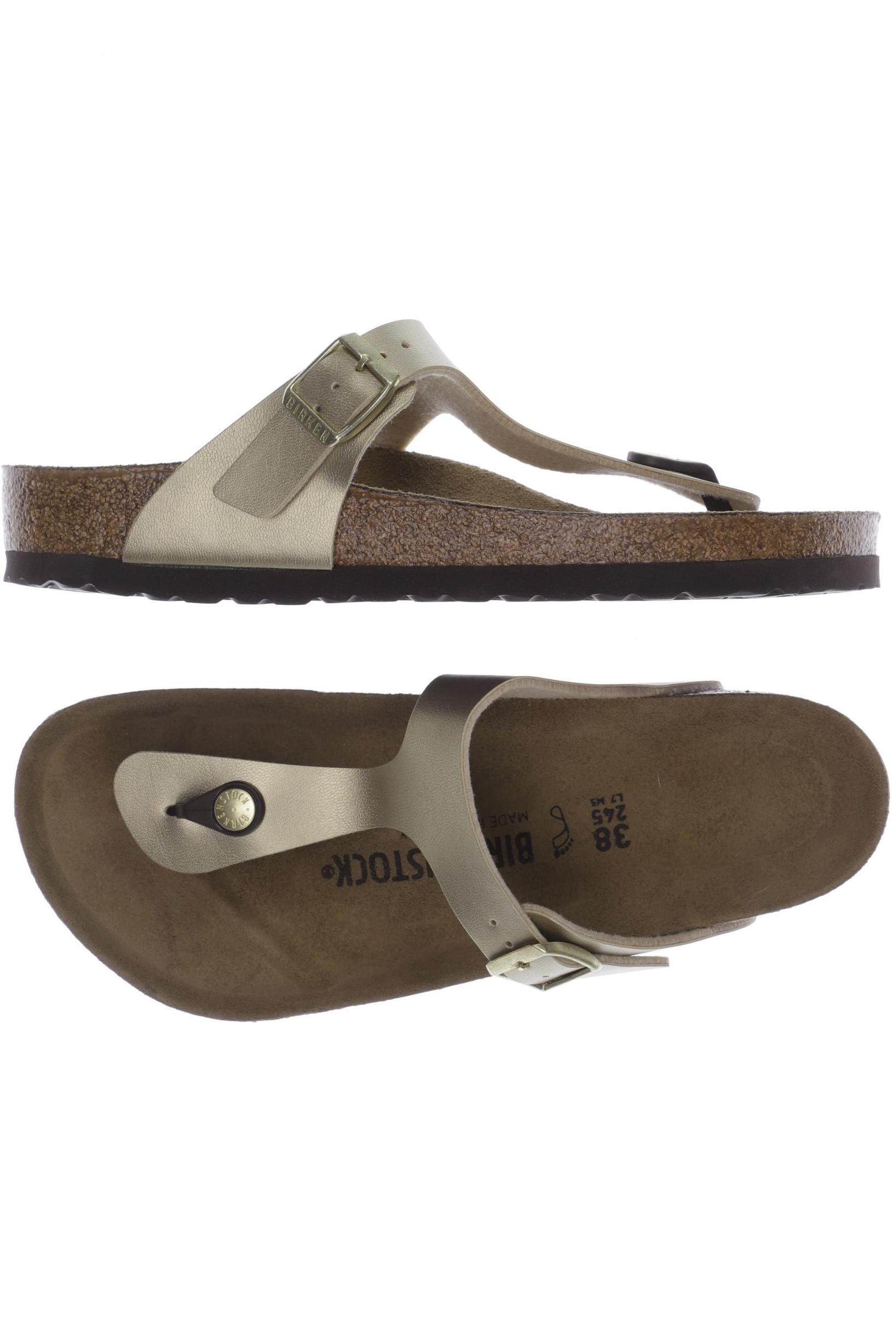 

Birkenstock Damen Sandale, gold, Gr. 38